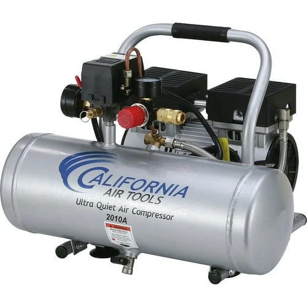 Essential Air Tools Compressor with Battery, 110V, Quiet Operation - Steel Multicolor Model 5E609D