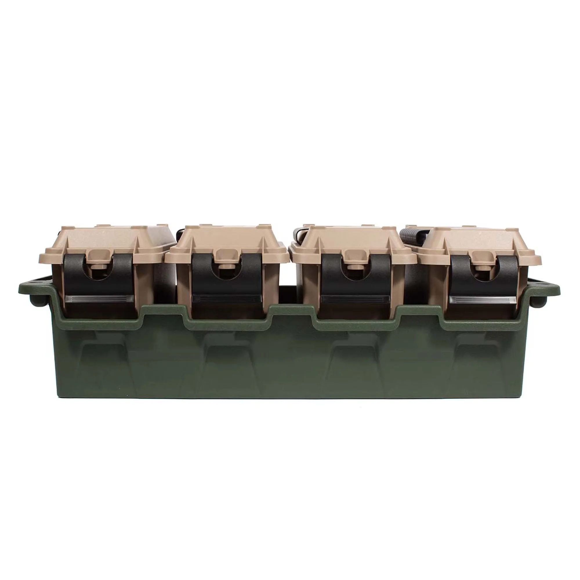Professional Garage Storage Supply with Stackable, Water-Resistant, 4 Count Pack - Green Model CE163F
