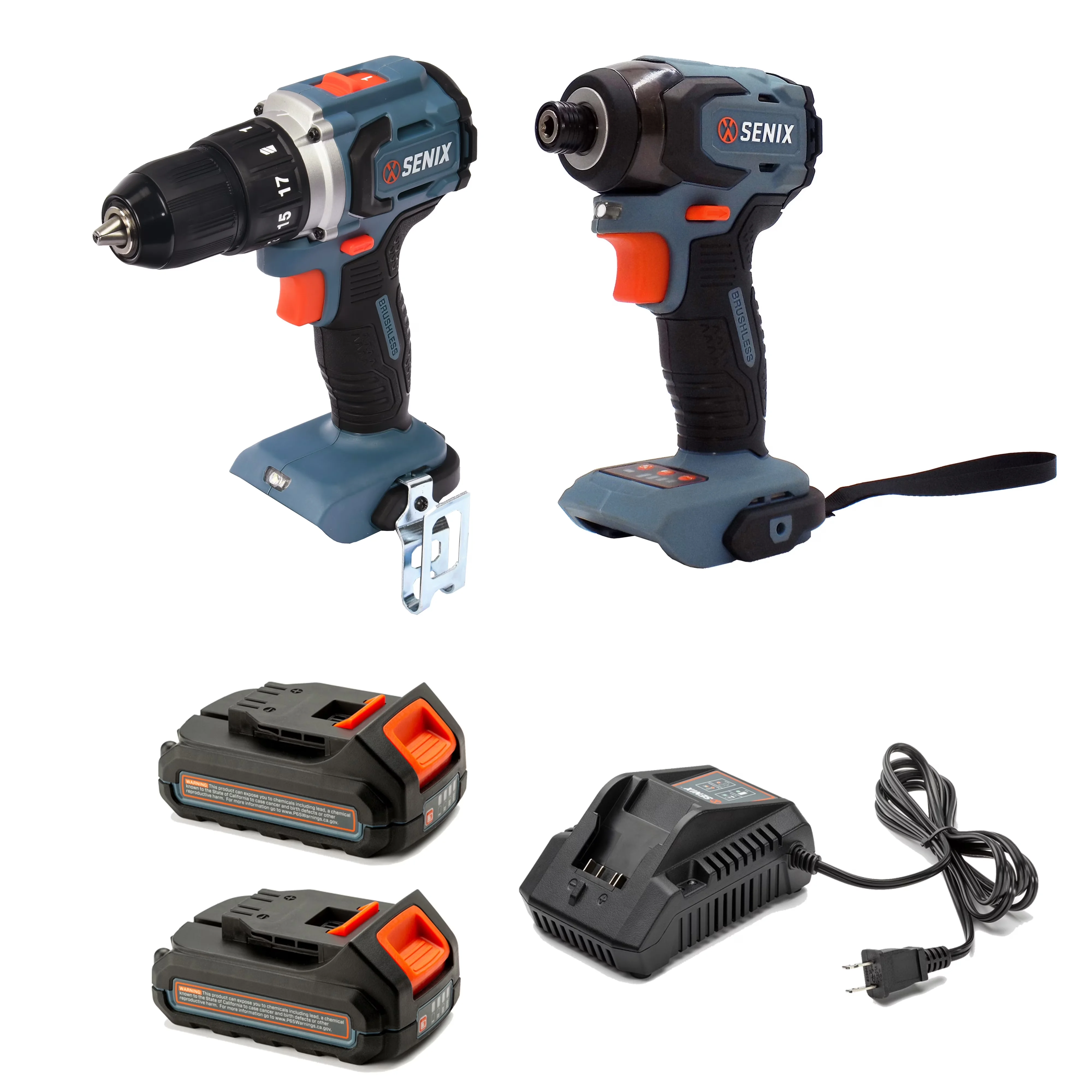 Stylish Drills Driver with Battery, 20V, Tough Lightweight 20V Power Set - Blue Model 84BD01