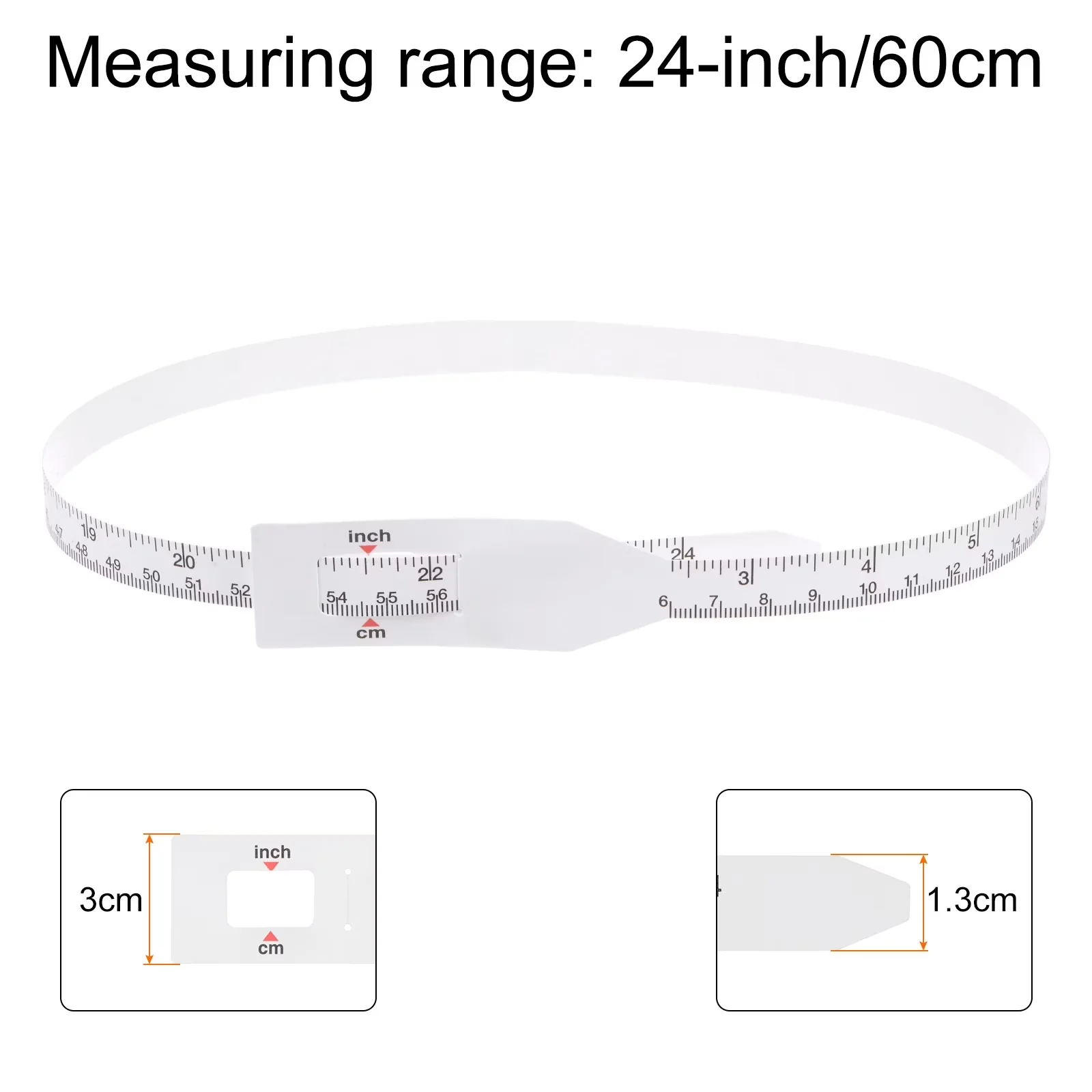 Efficient Measuring Layout with Lightweight, Head Width: 3cm, Material: PP (Polypropylene) - Pp Red Model 591AAD