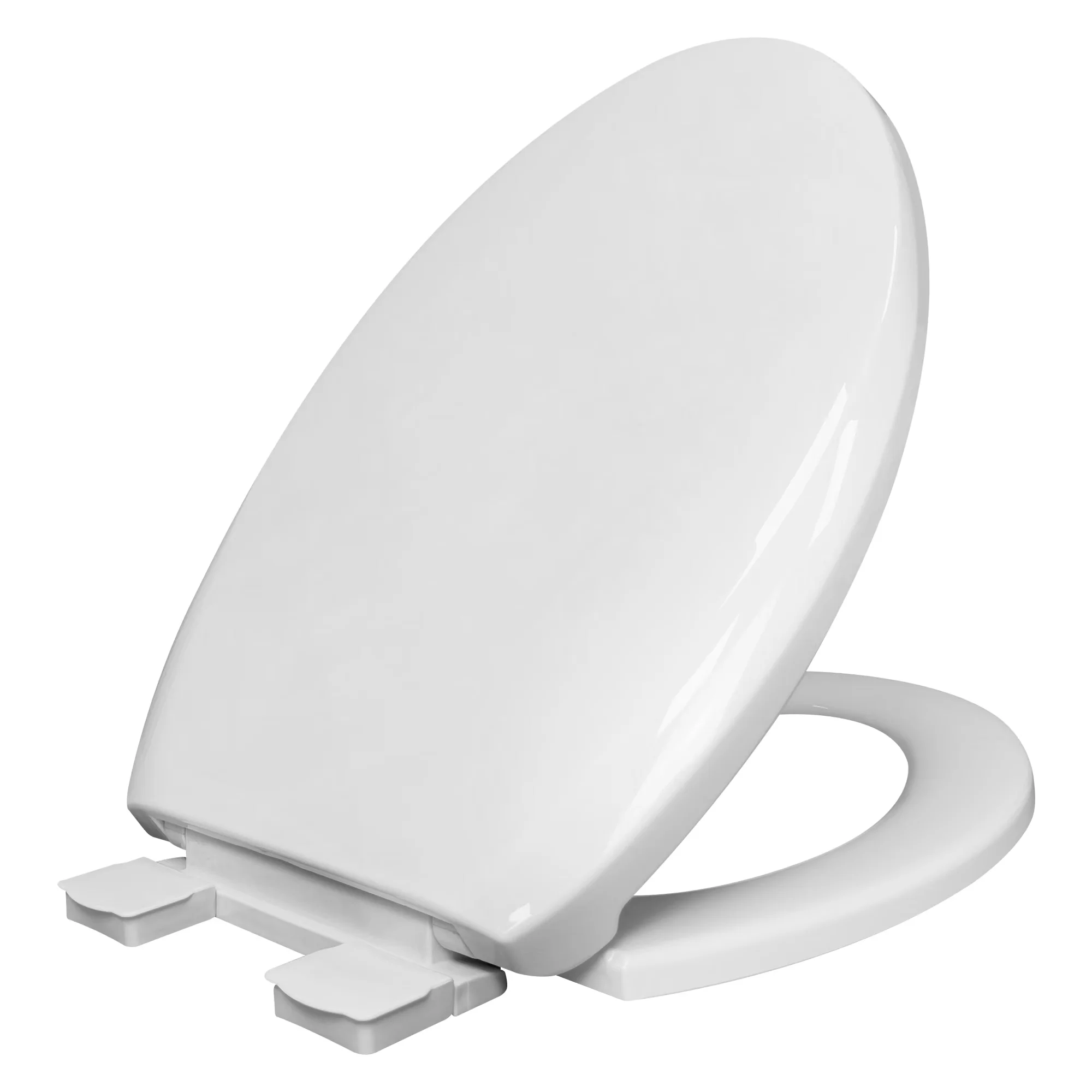 Versatile Bathroom Renovation with Soft Close, Quick Release, Adjustable Seat - Pp:100% Plastic White Model BF753D