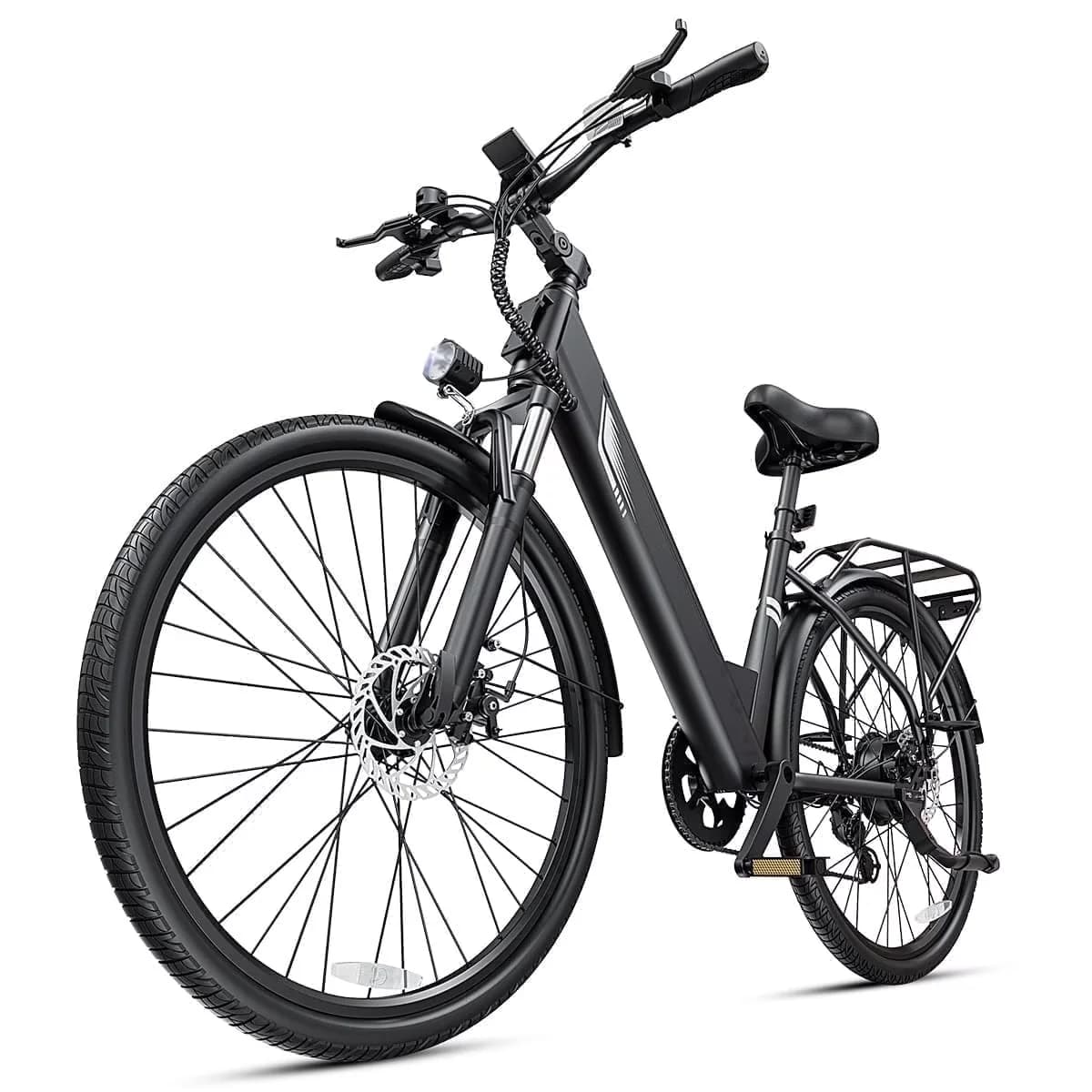 Professional Electric Bike with Battery, 1000W, C7L - Black - Professional Series Model EC89A2