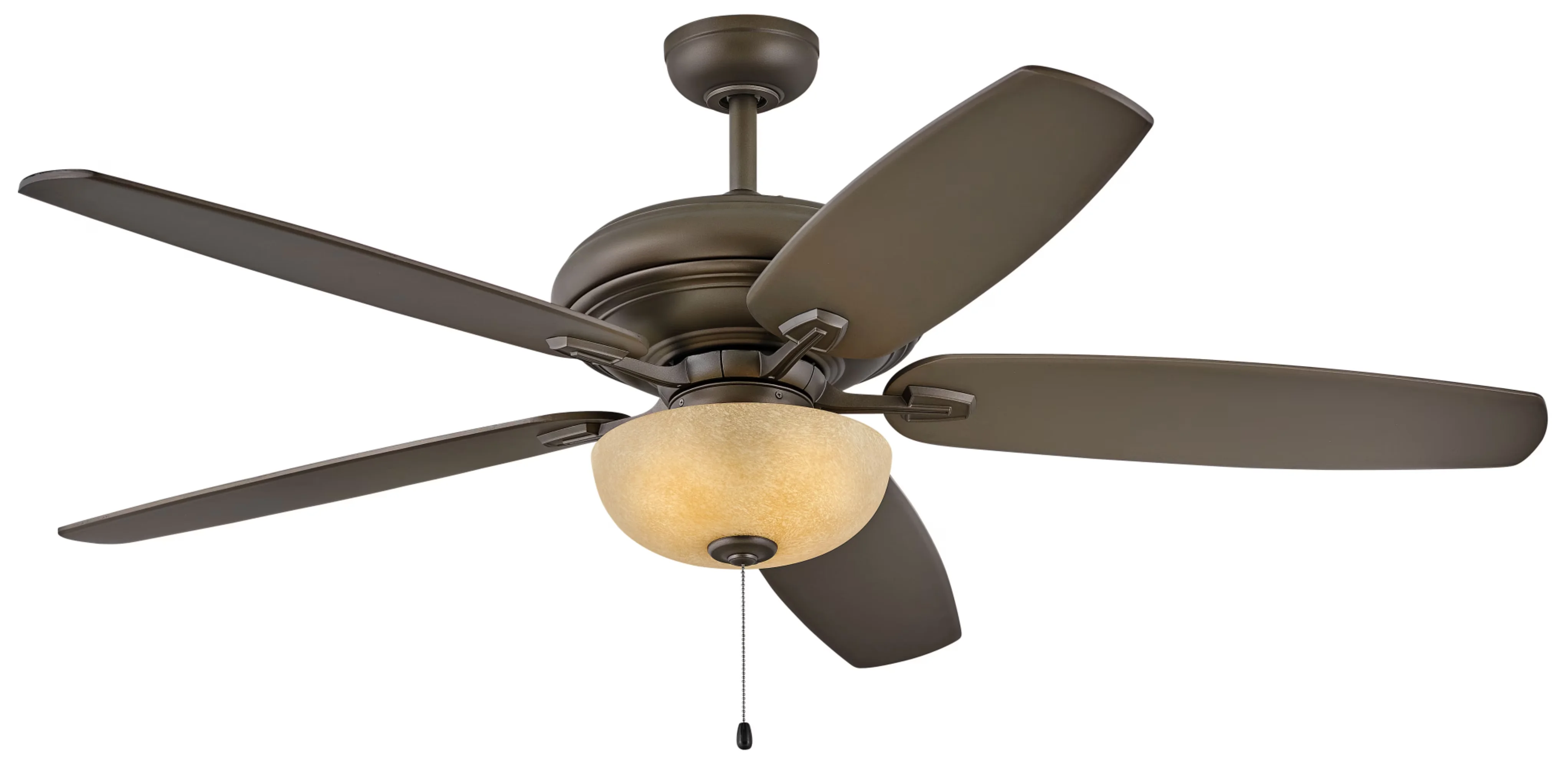 Modern Ceiling Fan with Transitional, Dimmable, Grander - Gray No Shade Model 495F06