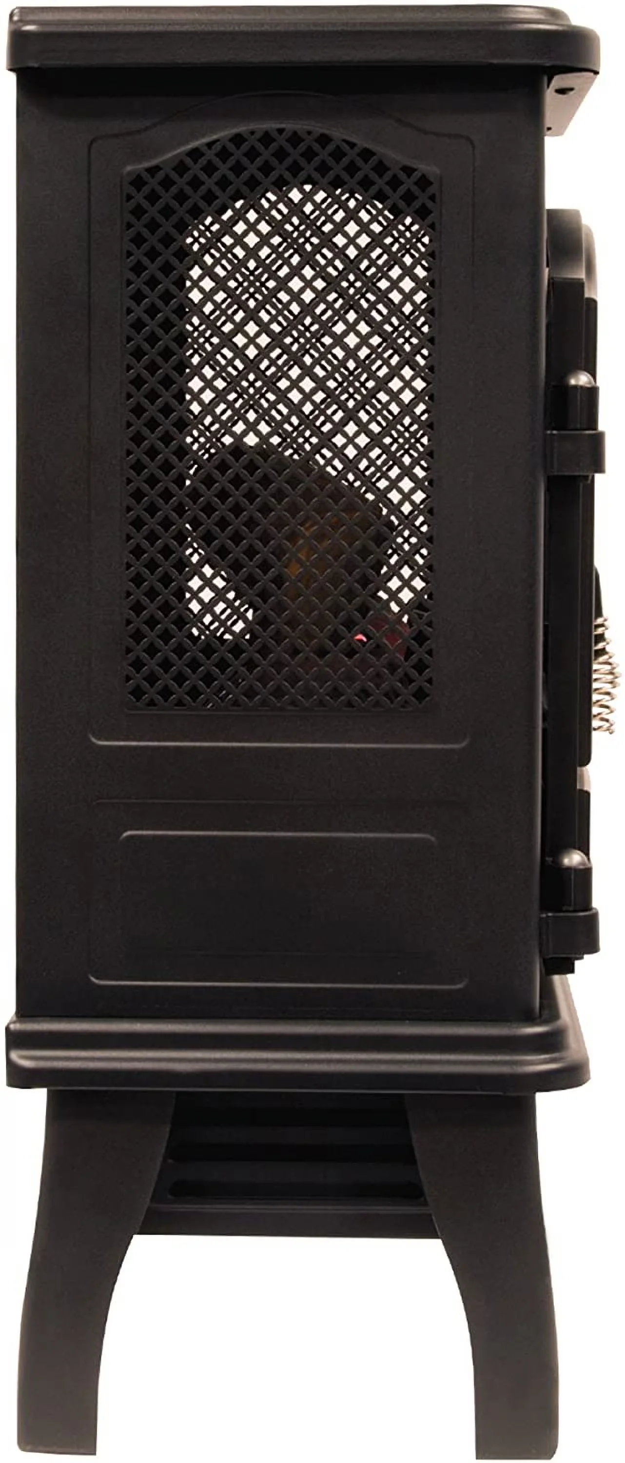 Durable Portable And Electric Space Heater with Adjustable Flame, Modern - Spcc, Abs, Metal Model 59881C