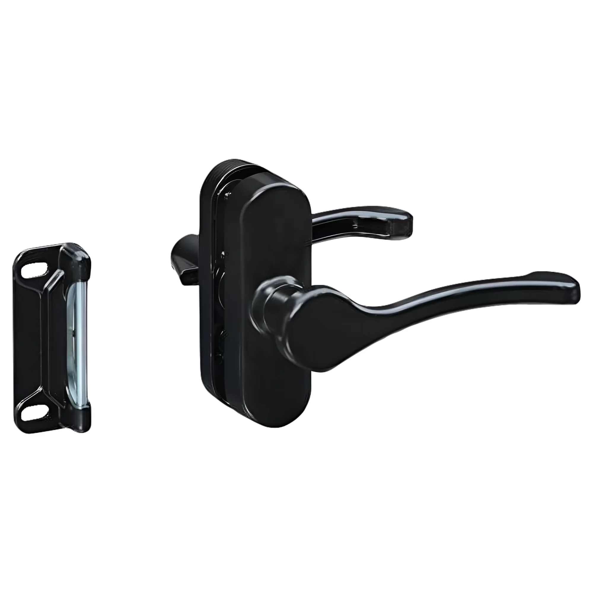 Professional Kitchen Renovation with Finish: Black, Product Type: Lever Latches, Color: Black - Zinc Black Model 2FBAB3