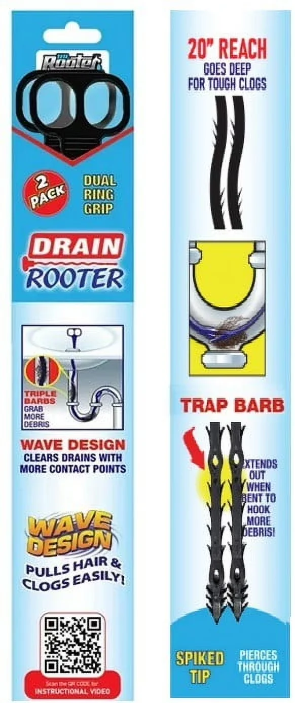Plumbing Classic with Ergonomic Handle, Handheld, 20" Drain Snake - 20" Model BFDEF2