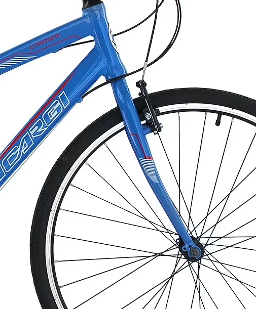 Quality Cruiser Bike with Adjustable Handlebar Height, Adjustable Seat Height - Blue Model EC1A07