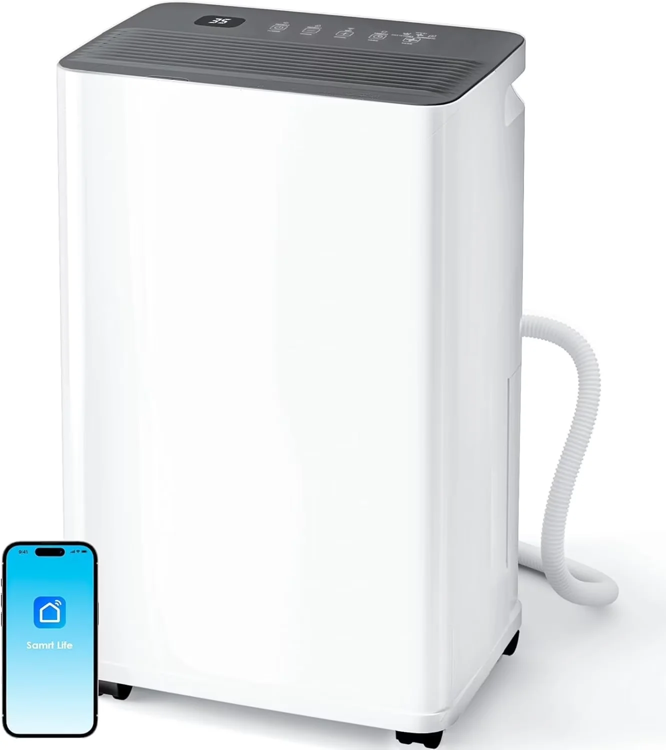Durable Dehumidifier with Automatic Shut-Off, 10-Pint (DOE) for Living Room - Model 220DE4