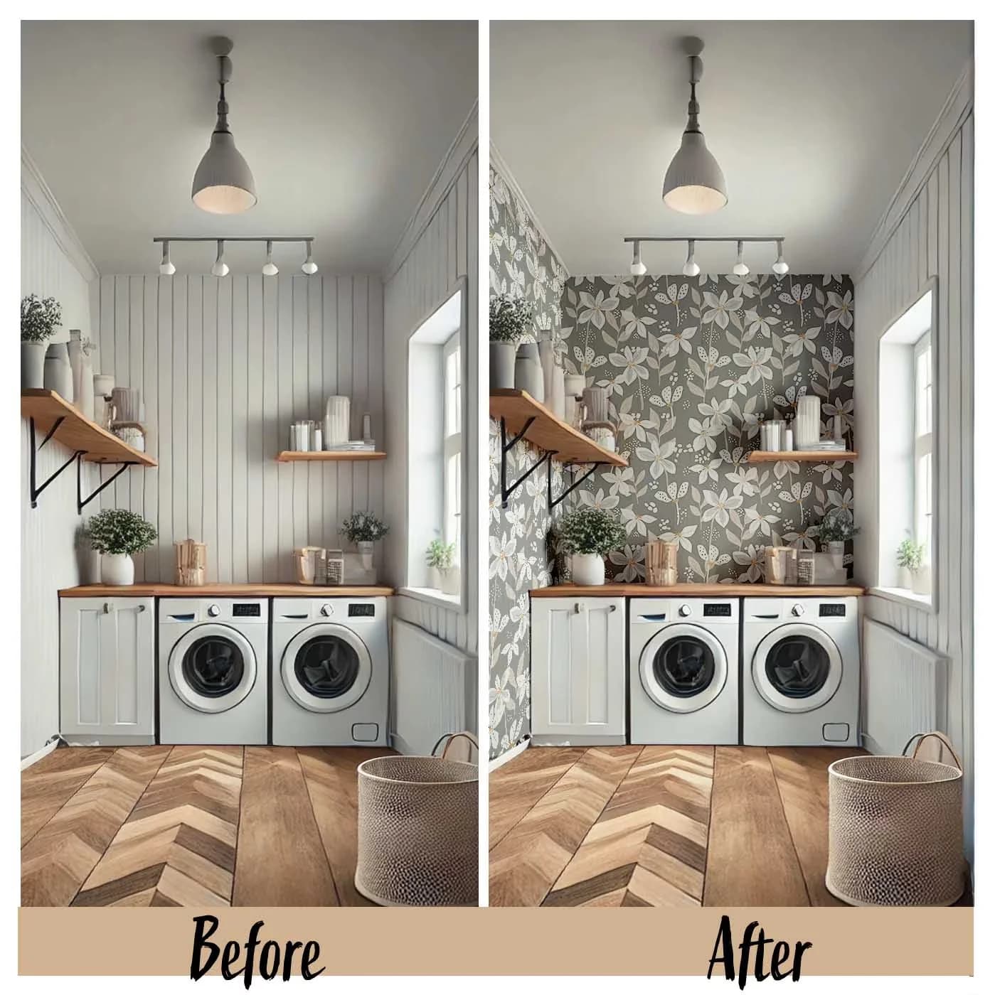 Wallpaper Stylish with Stain Resistant, Removable, Waterproof - Vinyl Gray Model 7C4A26