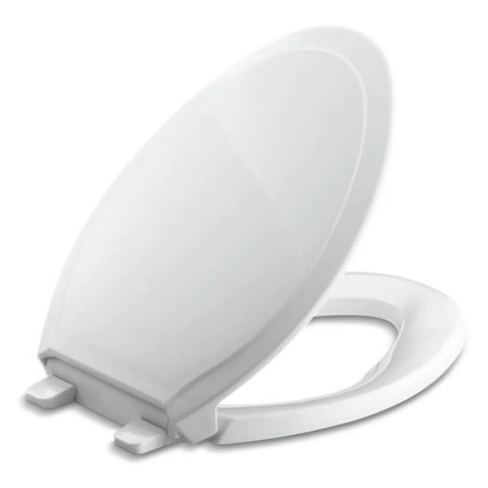 Professional Toilet Seats And Lid with Grip Tight Bumpers, Rutledge Quiet-Close™ - White Model ED9738