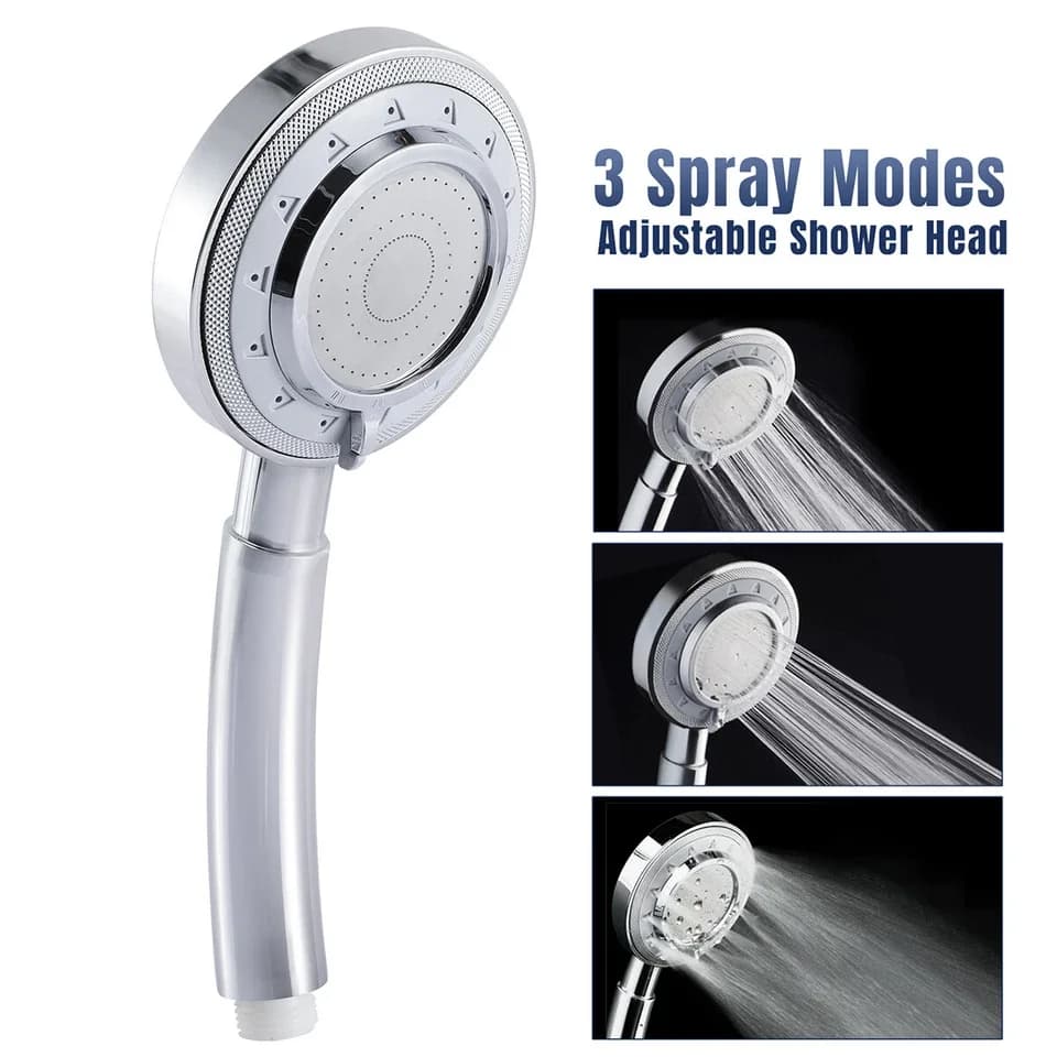 Stylish Shower Head with Handheld - High - Low Maintenance Model 7CDAAE