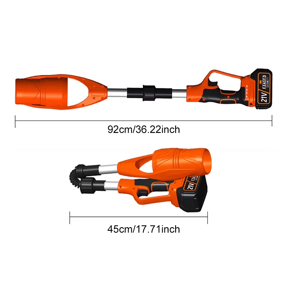 Leaf Blower Innovative with Battery, 21V, Cordless 21V for Garden, Patio - Model 0EF451