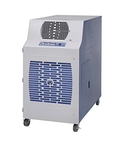 Stylish Air Conditioner with 60000 BTU, 230V, Hinged - Blue - Space-Saving Design Model 0FA879