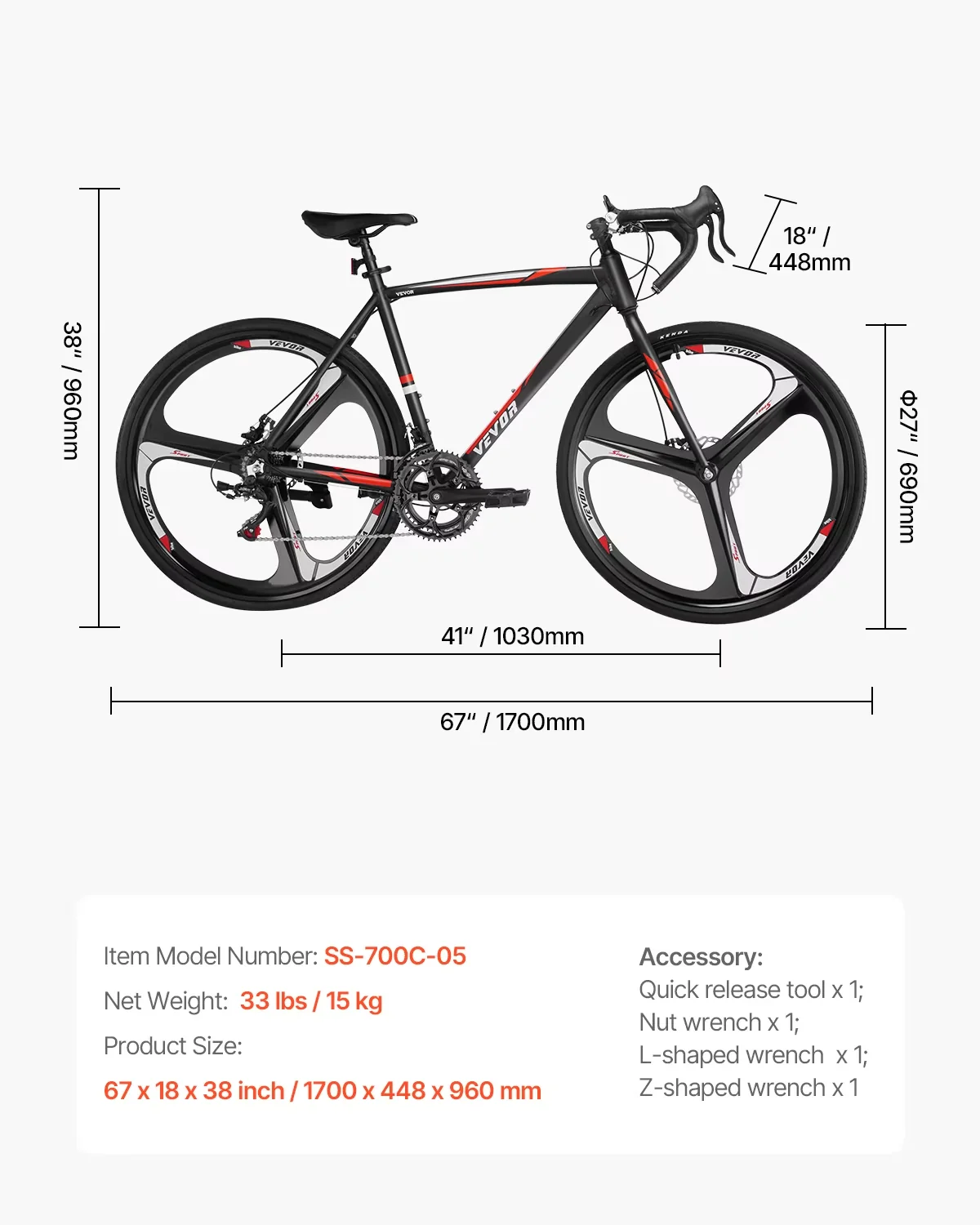 Innovative Road Bike with Foldable, Lightweight Aluminum Alloy Frame, Urban Adult Sport - Black Model E47937