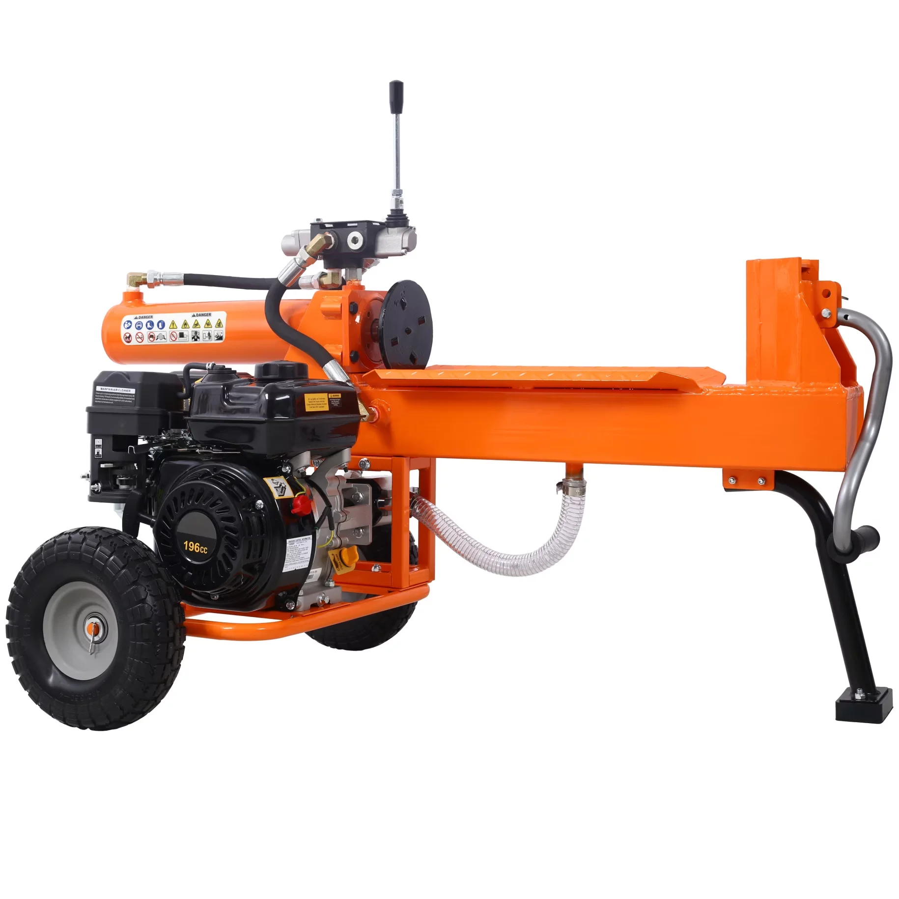 Logsplitter Innovative with Wheeled, Assembled Length (in.):48.60 - Orange Model 6AA68C