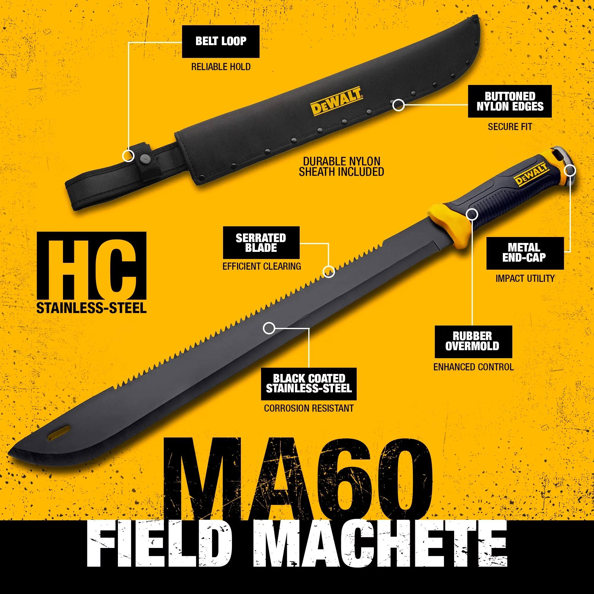 Durable Hand Tool with Precision, Long-Lasting, Heavy-Duty - Black for Camping, Outdoor Model 0AE8B9