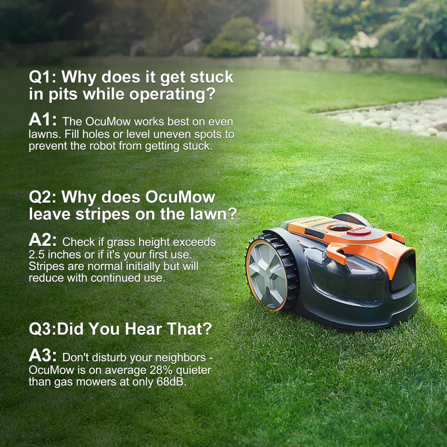Premium Push Mower with Battery, Navigation, Magnetic - Automatic - Commercial Quality Model 242D34
