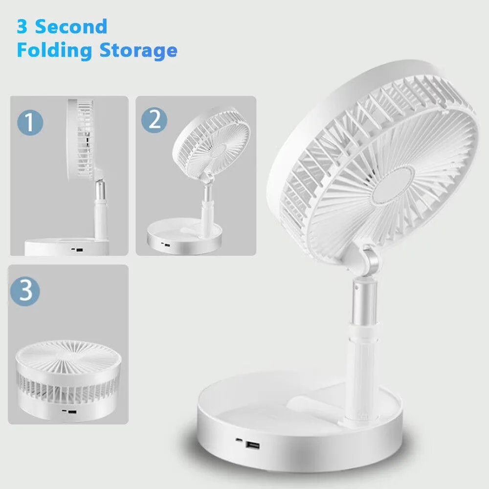 Fans In Cooling Versatile with Battery, Adjustable Height, Remote Controlled - Aluminum + Abs Plastic White Model F318ED