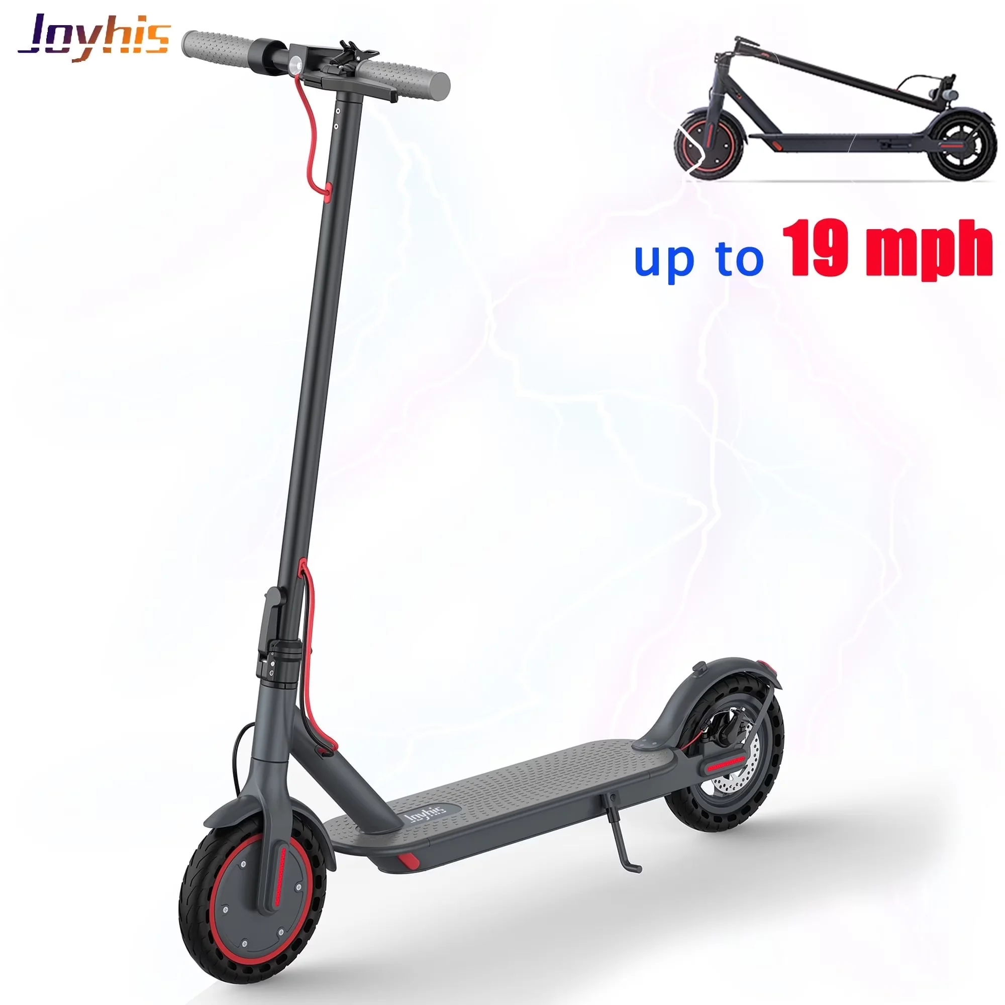 Scooter Classic with 350W, App Compatibility, J078 Folding Electric - Gray Aluminum Alloy Model 59FB92