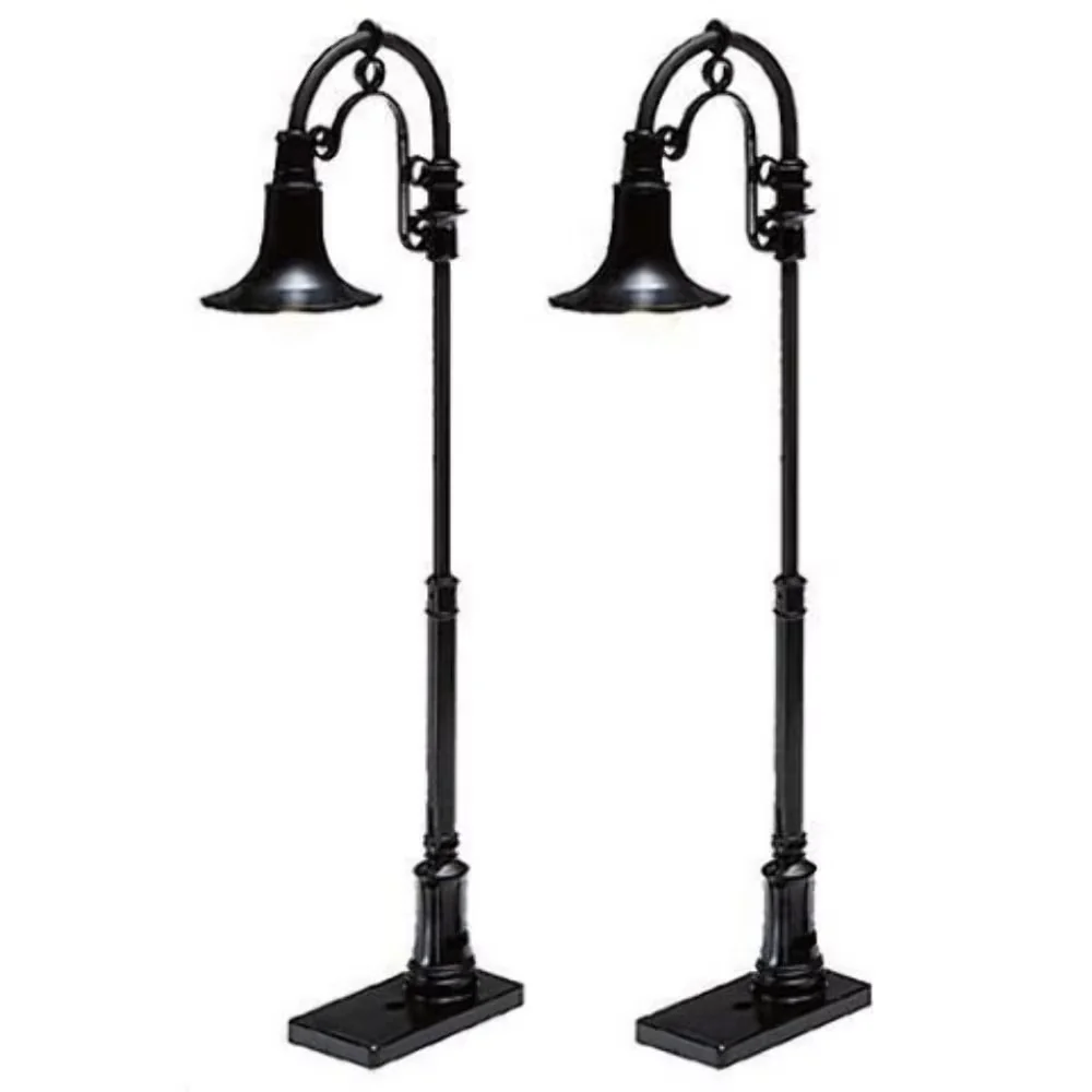 Premium Table Lamp with Gooseneck, Gooseneck (2 Pack) - Black Metal - Compact and Portable Model 515CF0