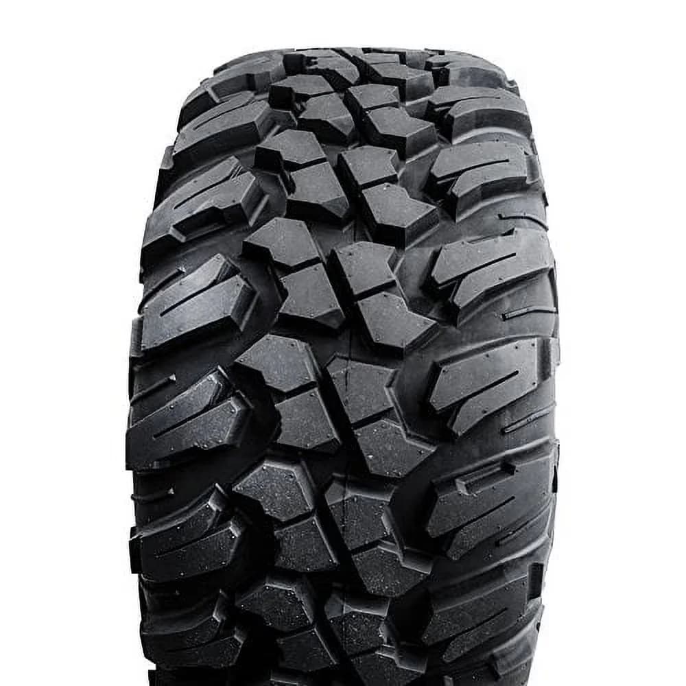 Sleek Atv Tire with Set Of (2) 25x8-12 (2) 25x10-12 Tires, Tread depth: 3/4 inch., Excellent off road performance. - Model 02FFED