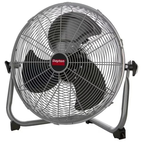 Sleek Fans In Cooling with Oscillating - Silver Aluminum, Steel 61LD82 Model F38C65