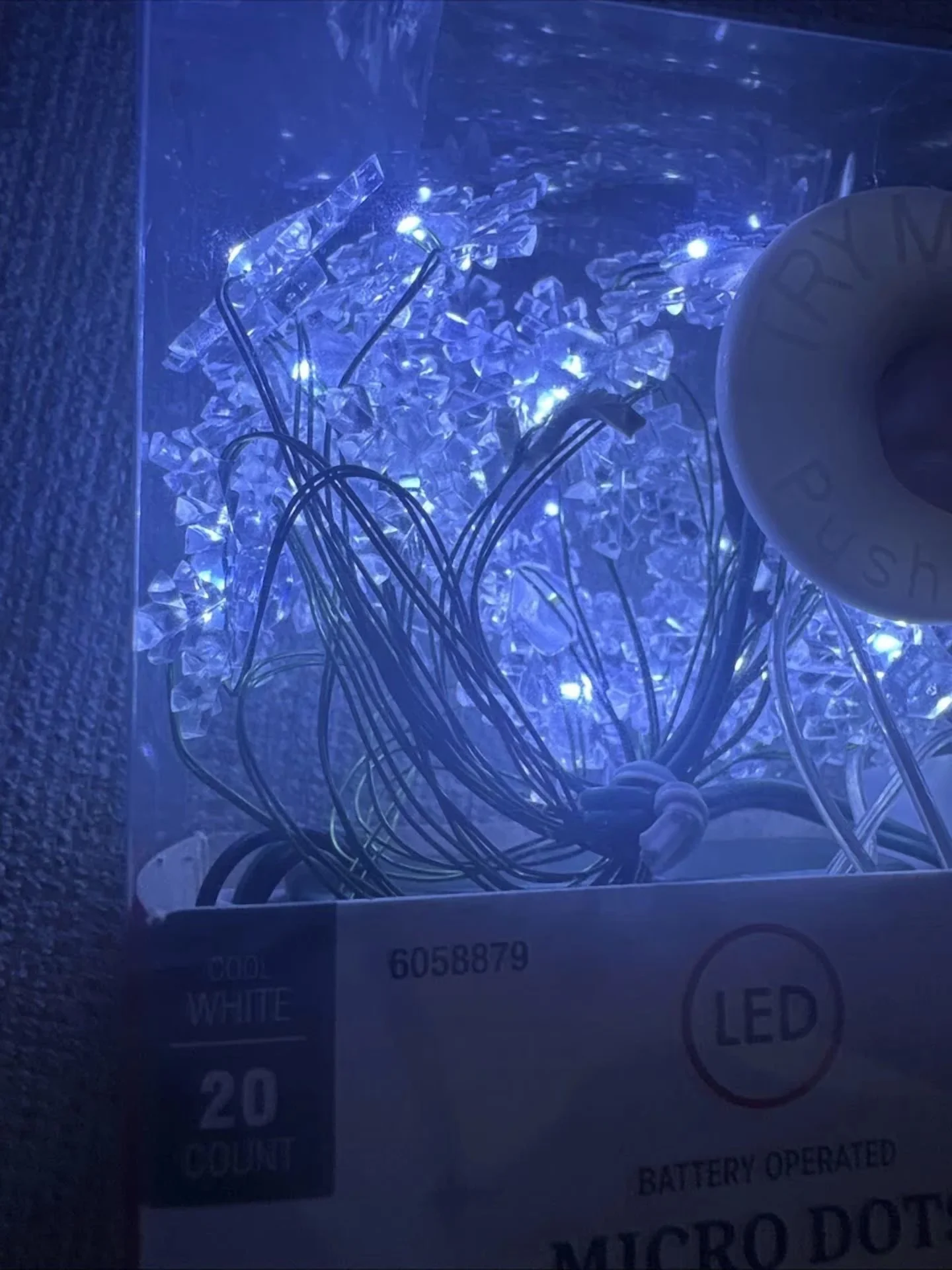 Premium Led Lighting with LED, 20 Count Cool White, Micro Dots Lights/ Christmas Decor - White Model 93777A
