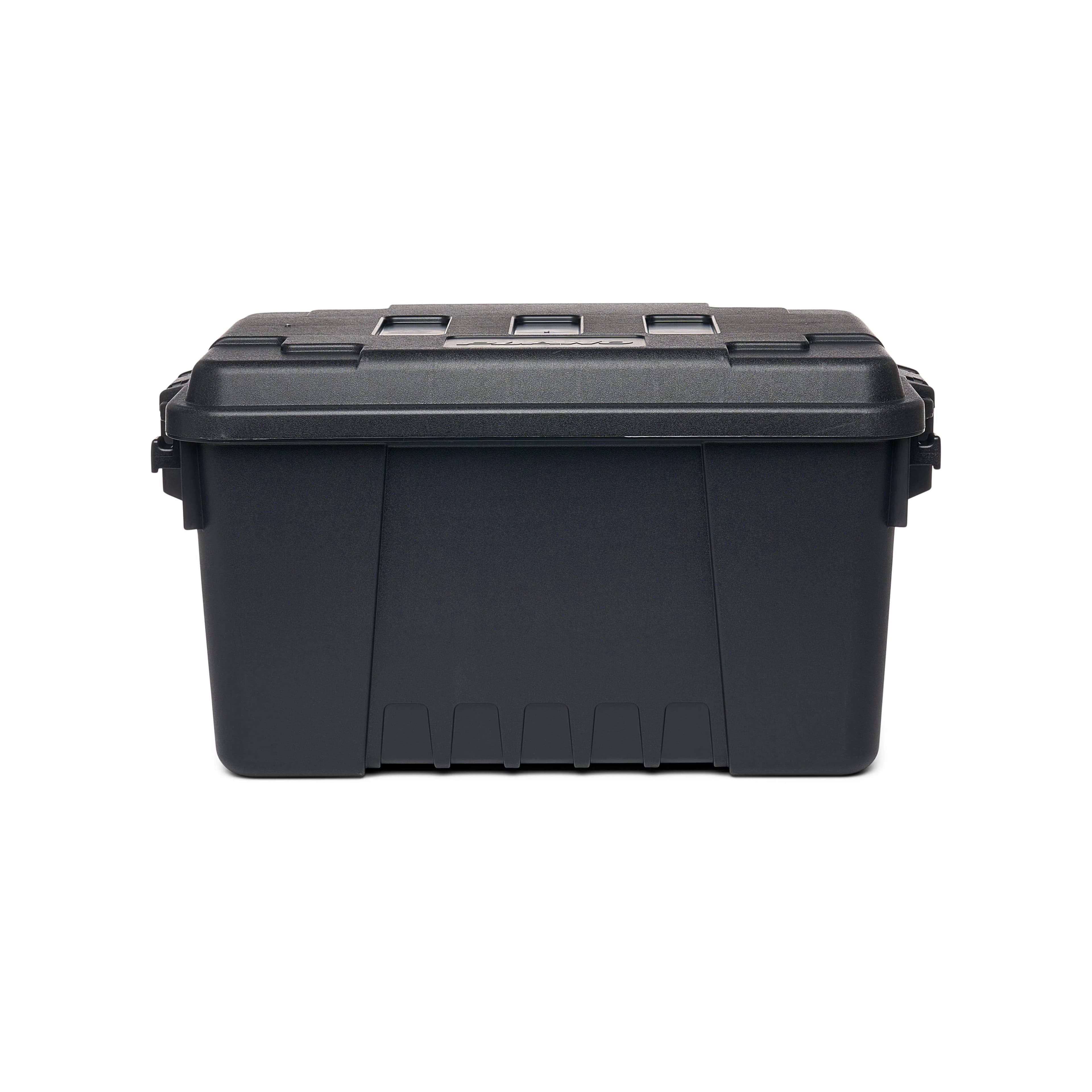 Professional Garage Storage Supply with Stackable, Lockable, Black - Black Plastic Model A2CC60