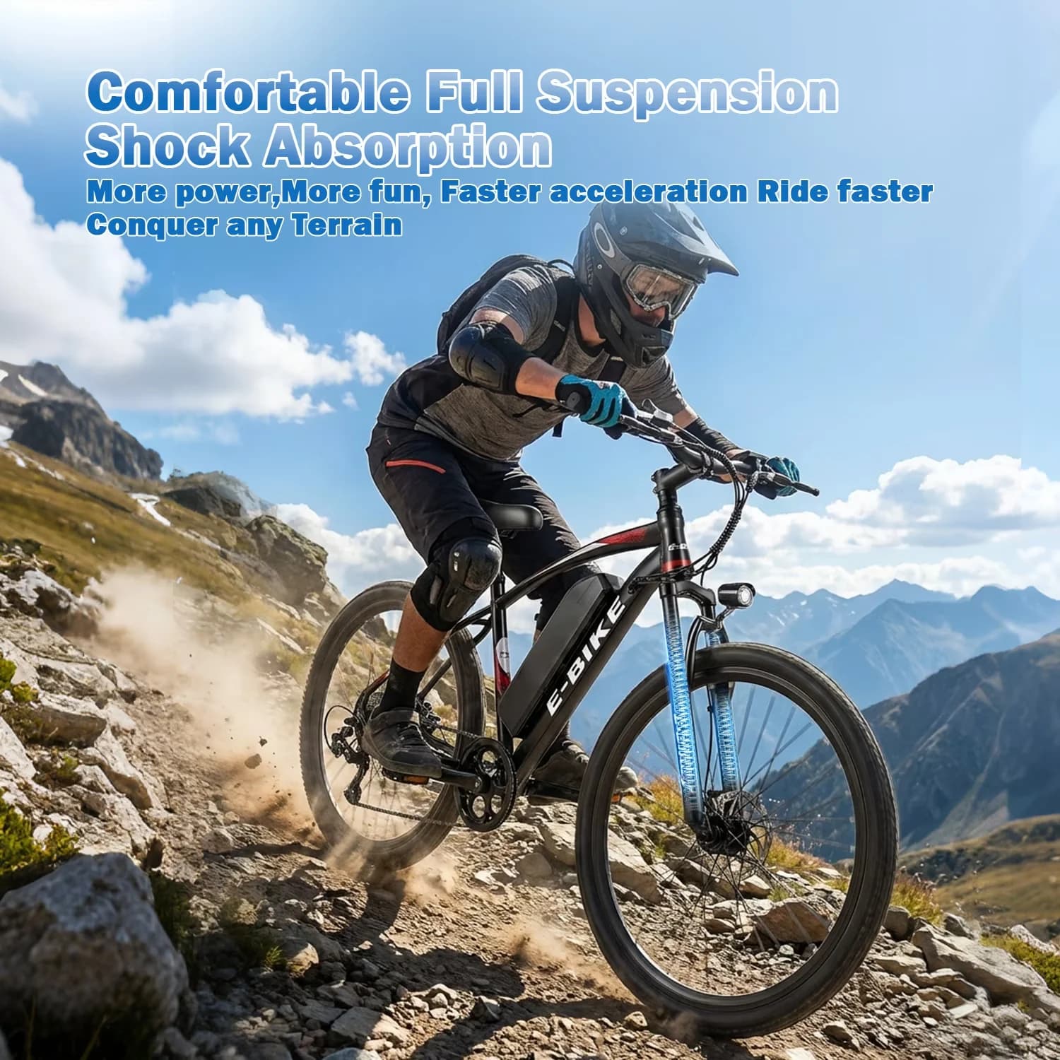 Electric Bike Durable with Battery, 800W - 576WH - Durable Build Model 285A22