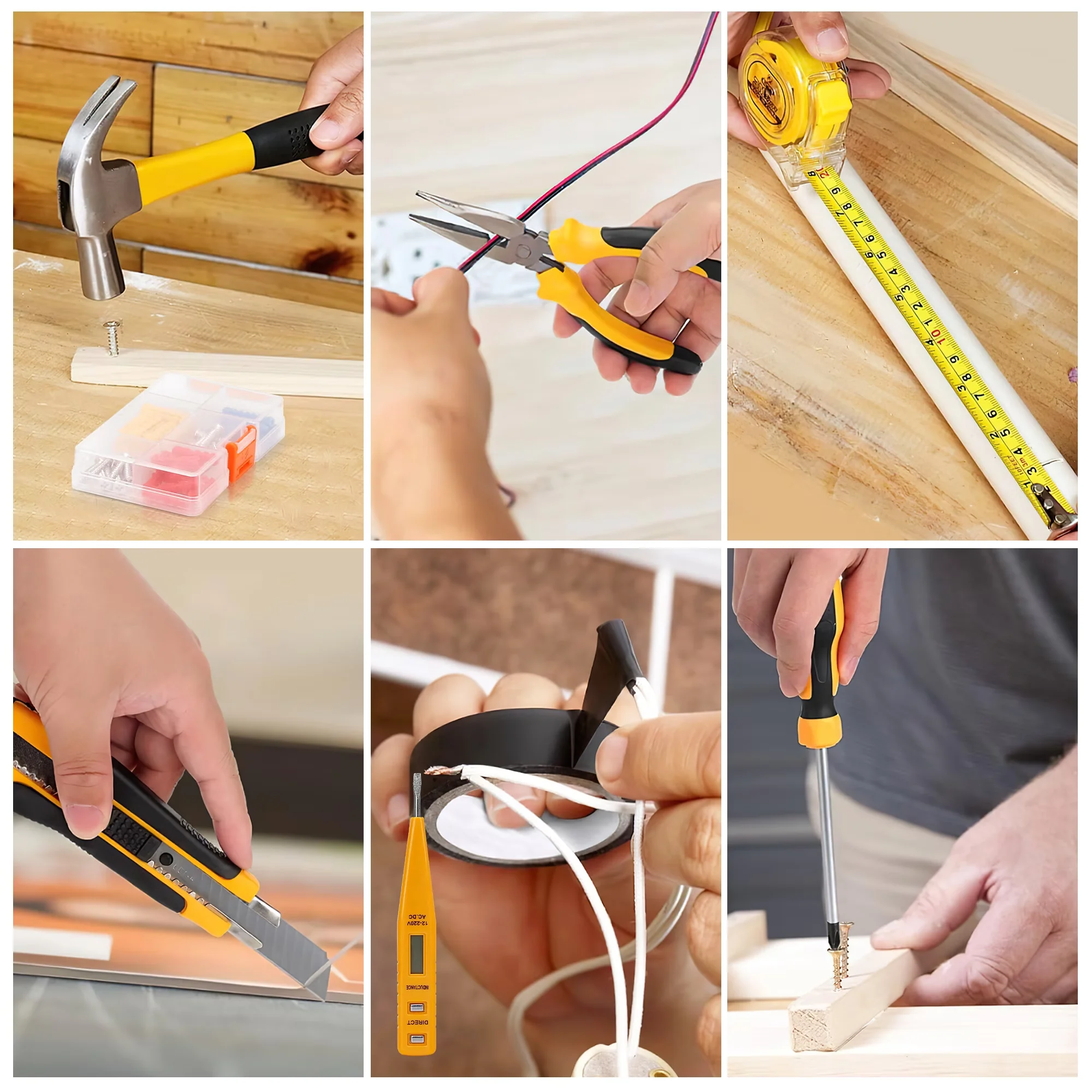 Power Tool Premium with Battery, 21V, Set - Yellow - Standard Series Model 8CDA95