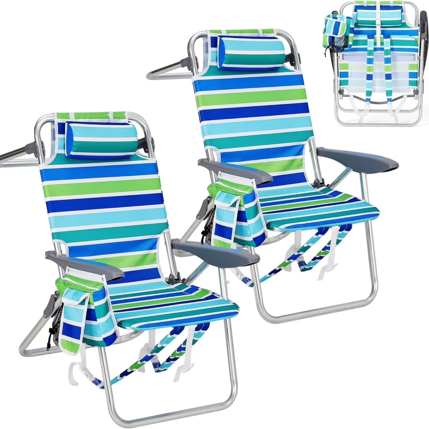Beach Chair Versatile with Weather-Resistant, Rocking, Portable - Multicolor Model AE3A13