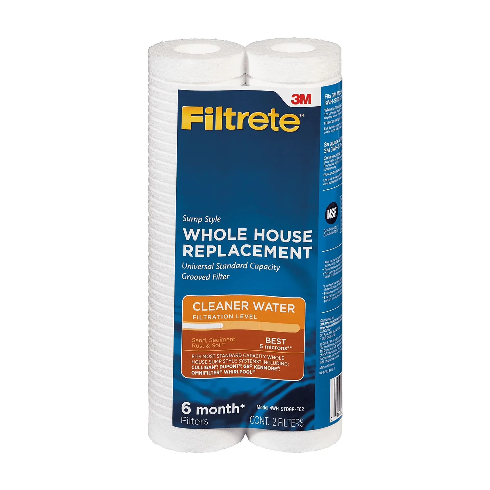Professional Water Filtration with FILTER SIZE : Standard Capacity, 4WH-STDGR-F02 - Plastic/4Wh-Stdgr-F02 Model C1AD26