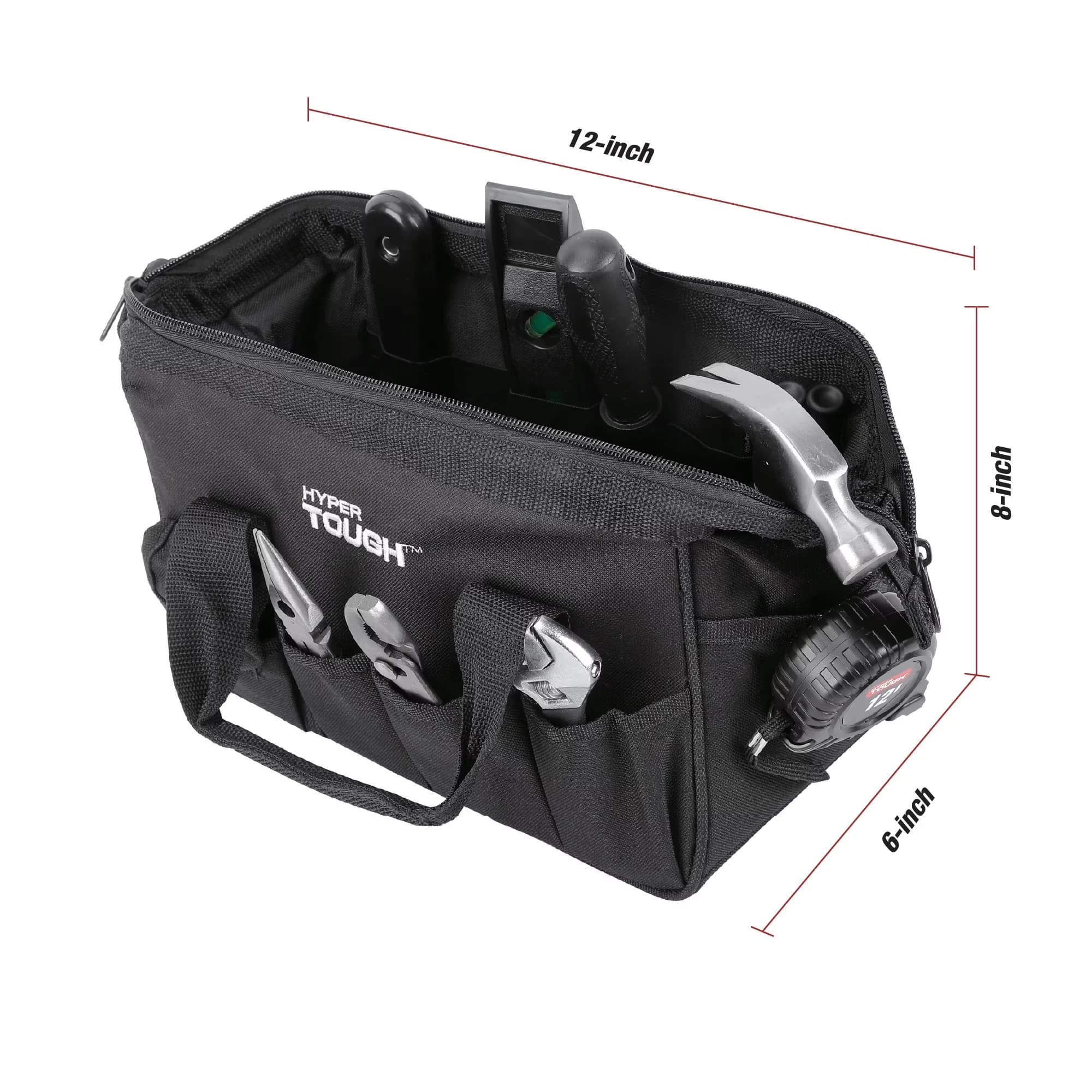 Premium Hand Tool Set with Comfort Grip, Compact, 89-Piece Black Household - Model 333D55