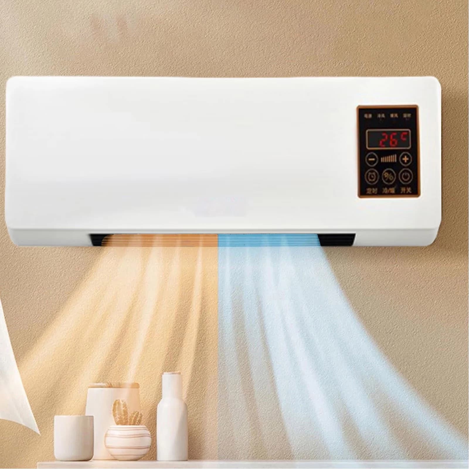 Innovative Air Conditioner with Remote Controlled, Timer - White - Quality Construction Model F97217