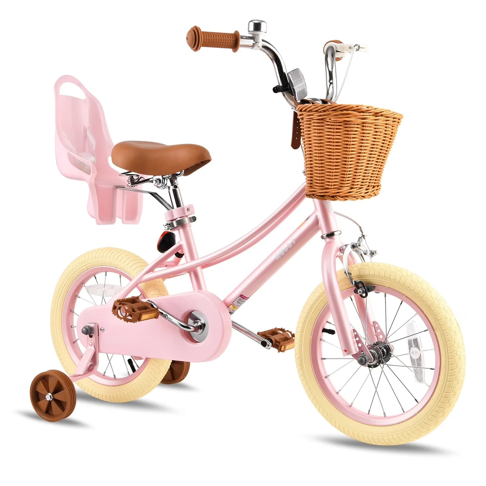 Classic Kids Bike with Adjustable Seat Height, 14 Inch Girls - Pink 3-5 Model 9B717B