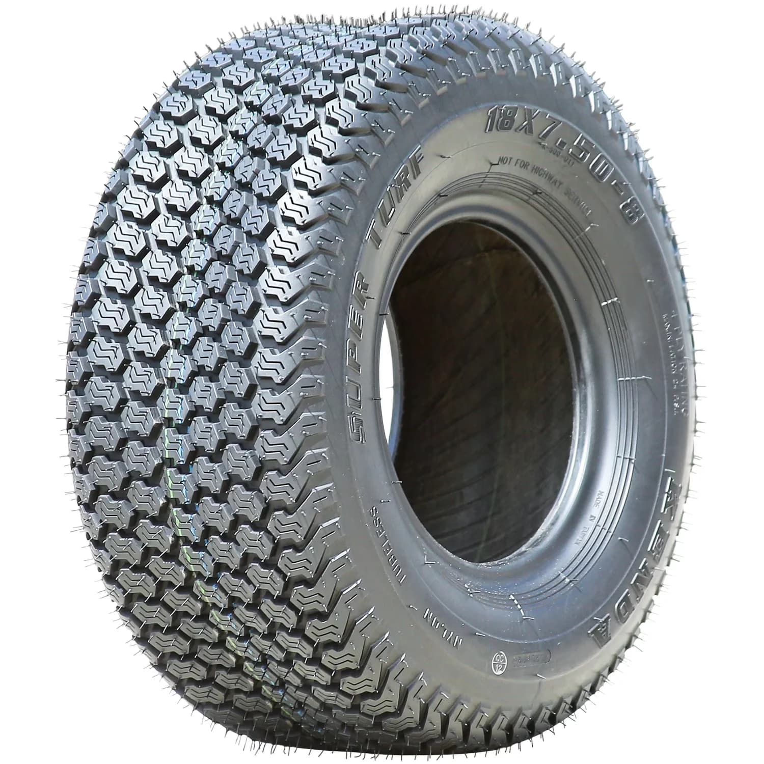 Lawn Mower Tire Stylish with Wet Or Dry, All-Weather, Size: 18X7.50-8 - K500 Model B31000