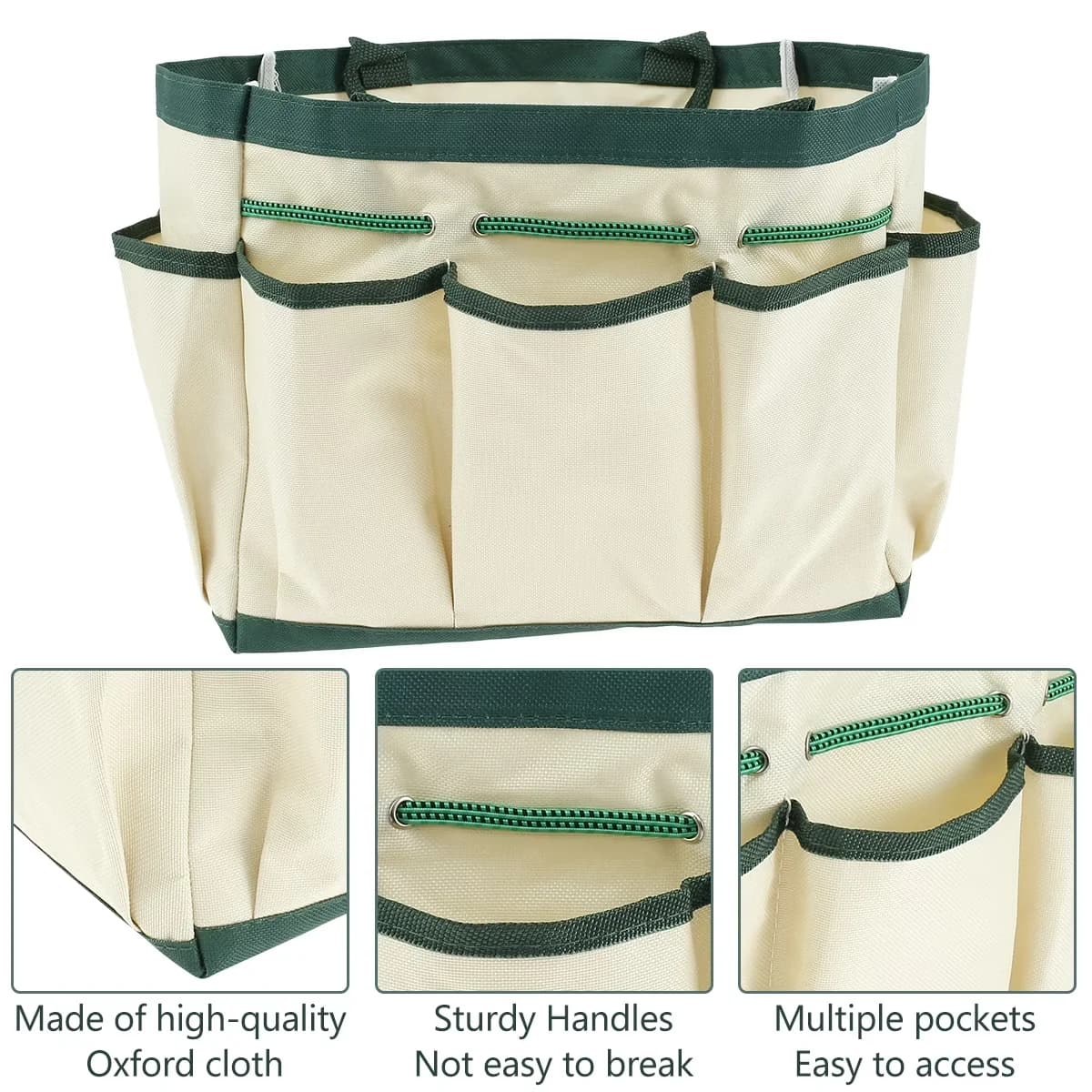 Modern Toolstorage with Waterproof, Garden Tote Storage Bag, Garden Tool Bag - 1pc for Indoor, Outdoor Model D4C1ED