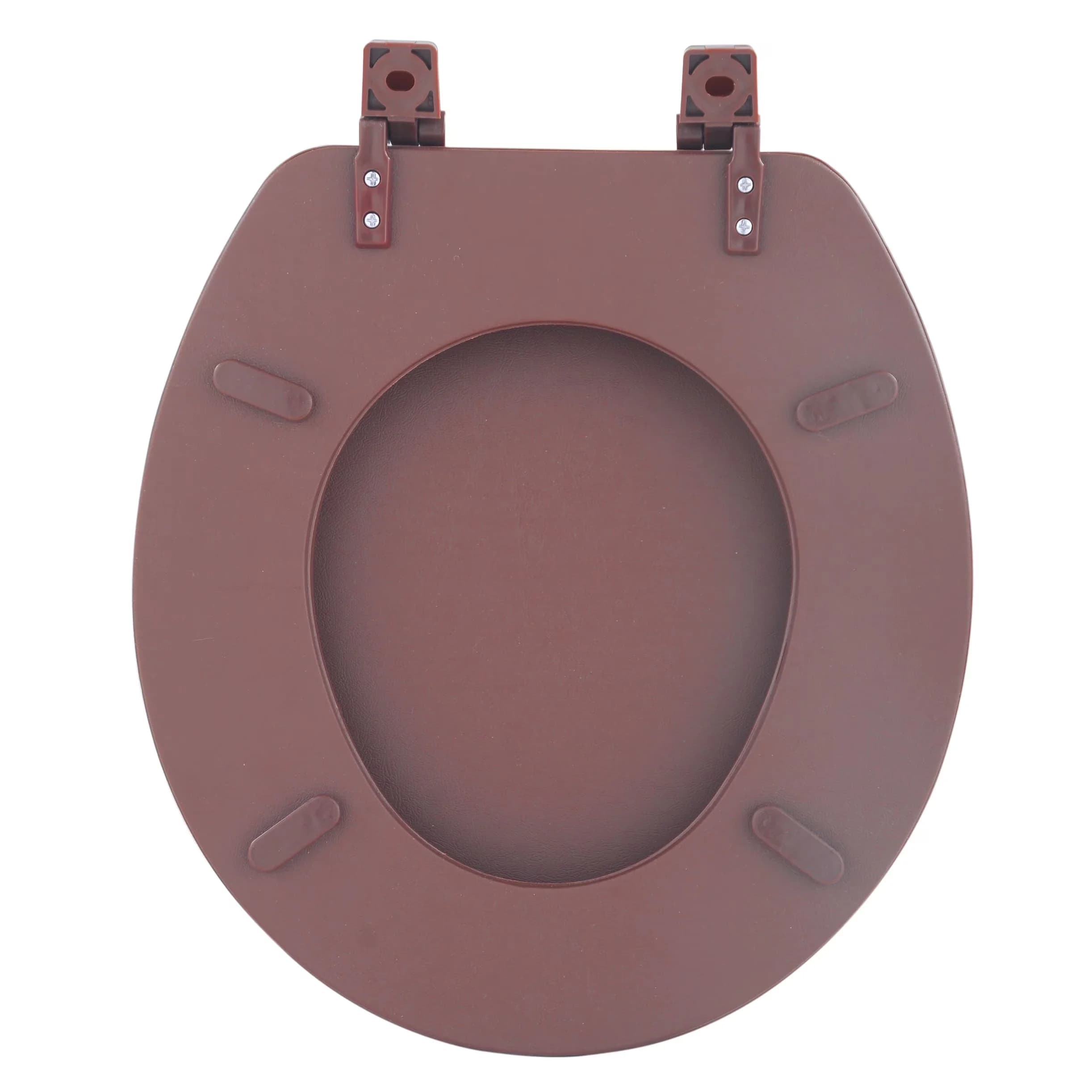 Reliable Toilet Seats And Lid with Adjustable, Chocolate - Chocolate Vinyl Model CCCA78