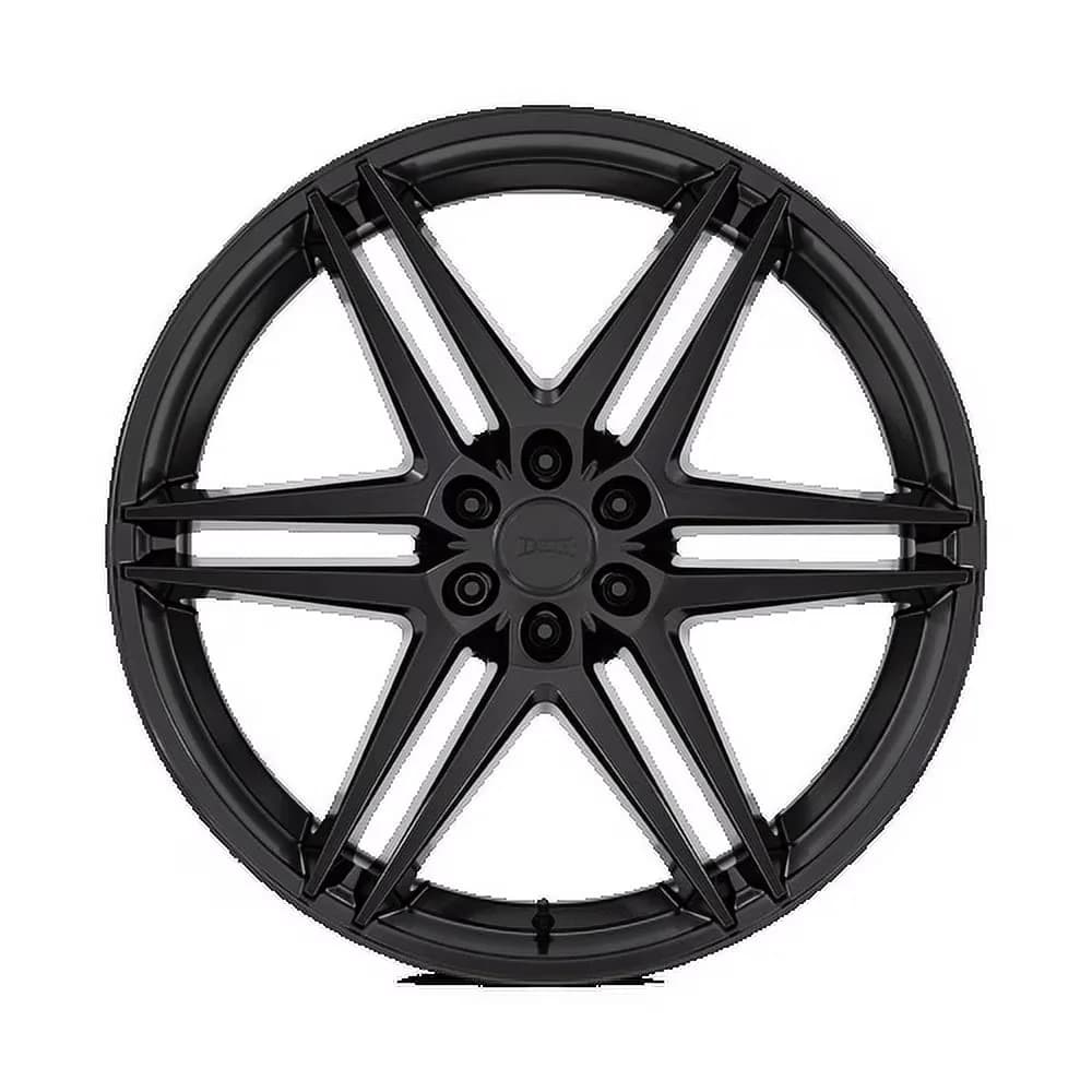 Wheels And Rim Modern with One-Piece Construction, +25 - All Matte Black Cast Aluminum Model 56B72A