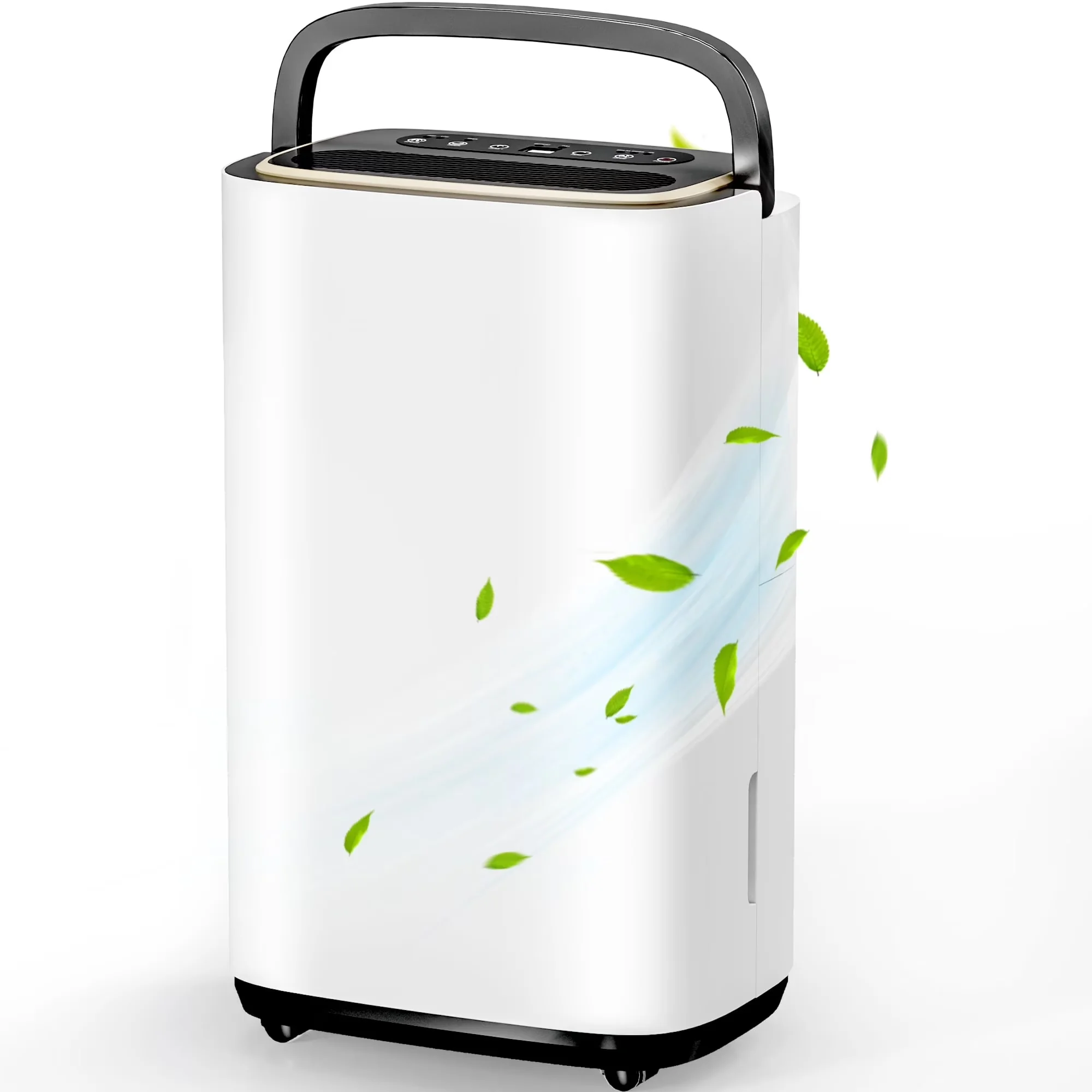 Efficient Dehumidifier with 3 Modes, 9-Pint (DOE) Multi-Function for Home, Office - Model D8DA48