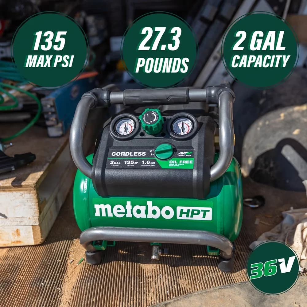 Essential Pro Tool with 36V, Cordless - Stainless Steel Green - Ergonomic Design Model D7BFF2