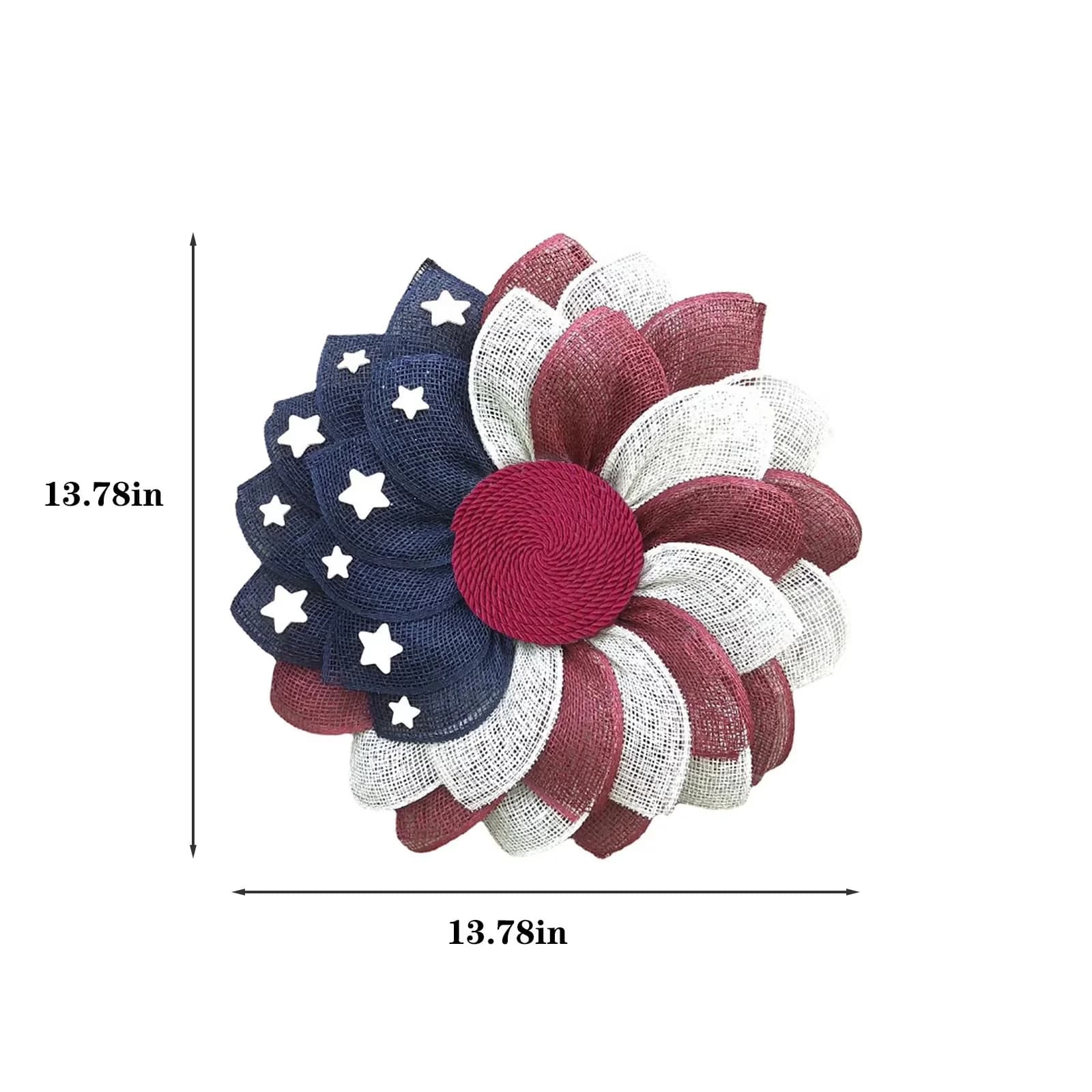 Innovative Wallpaper Wall Decals Wall Covering with 4th of July Wreath - Blue Plastic Model A5C1DC