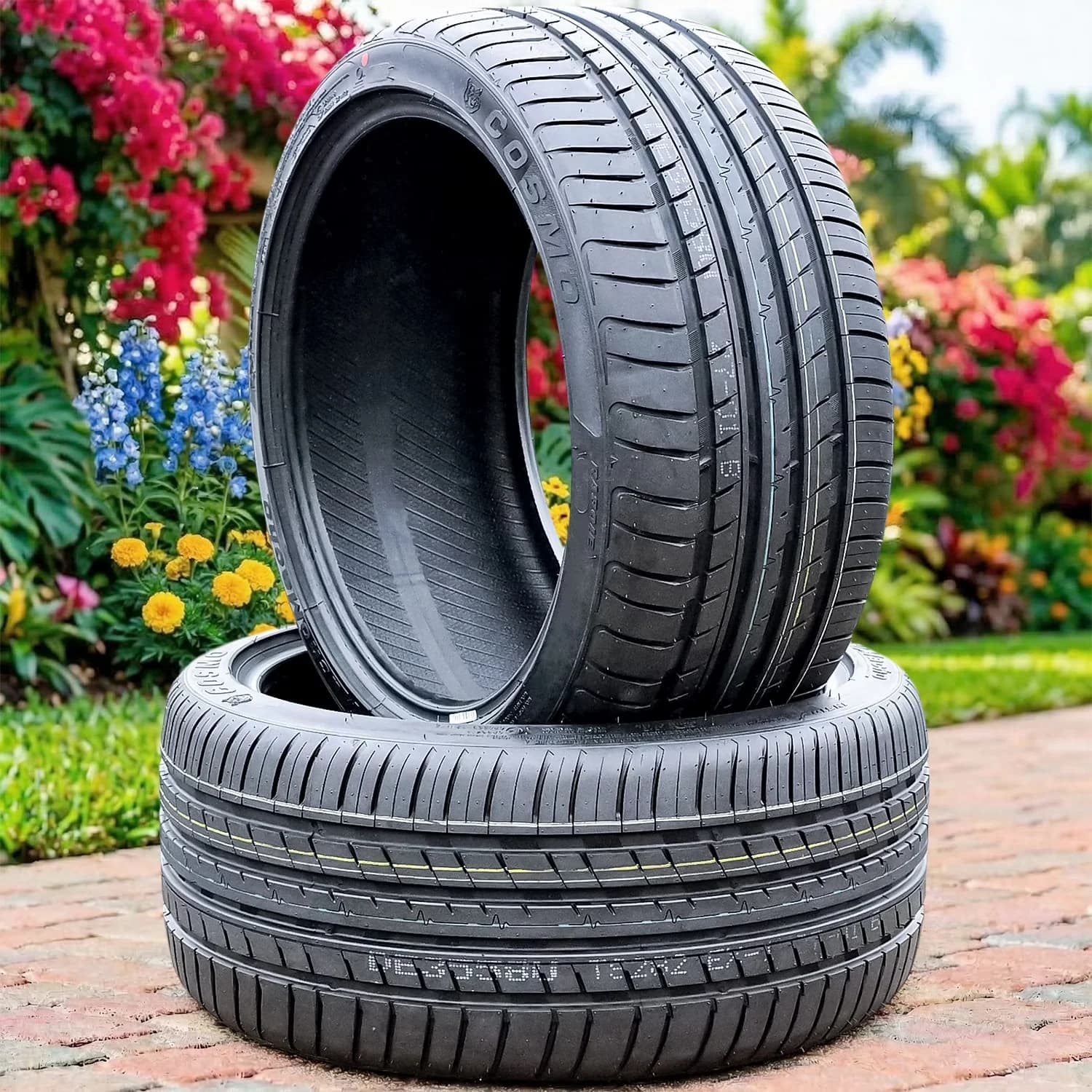 Compact Car Tire with High-Speed, Low Maintenance, Extra Strength - 35ZR18 Model AF6E9B