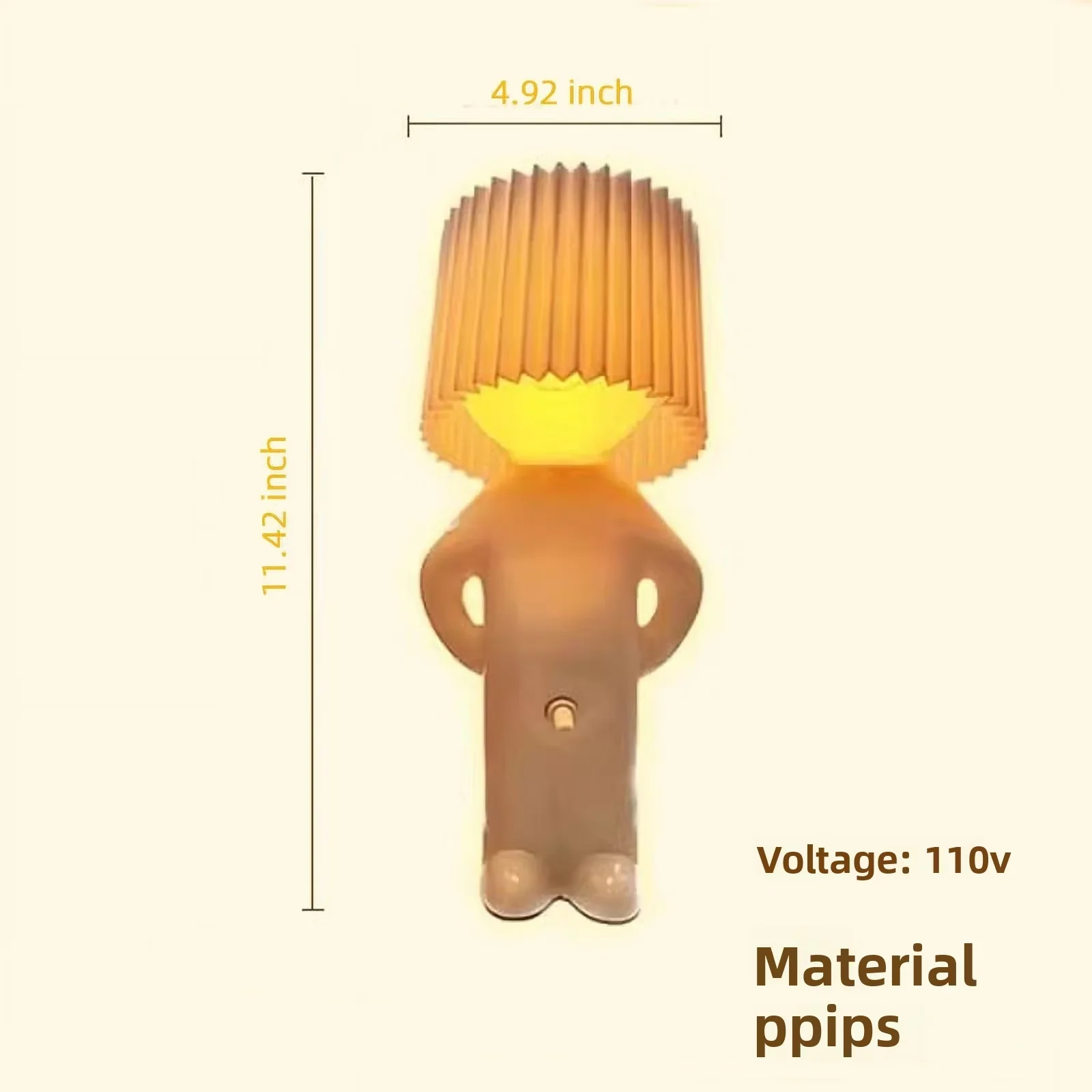Modern Desk Lamp with LED, Dimmable, MR P Shy Boy Table for Kids Room, Bedroom - Model 3FE7D0