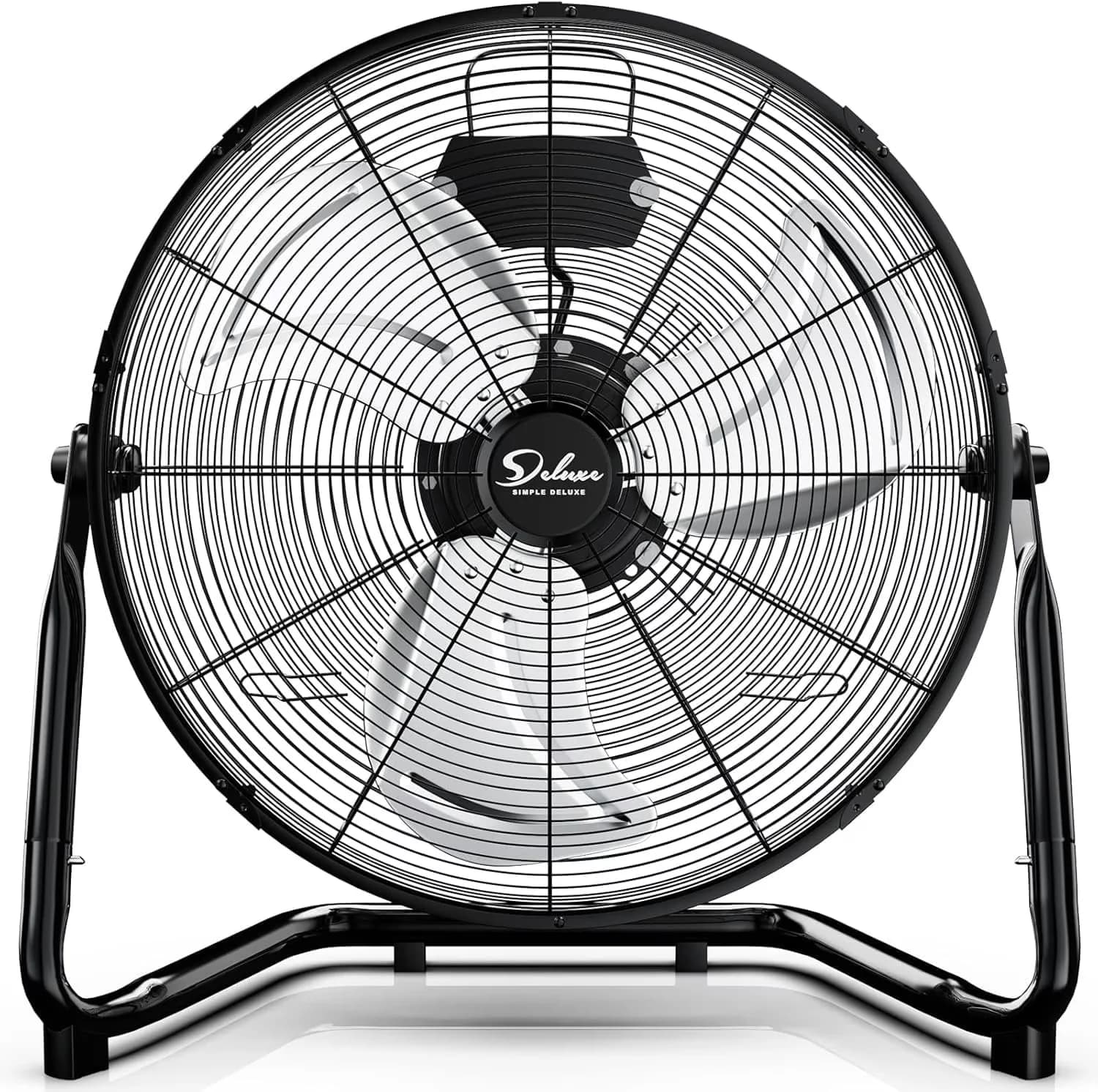 Fans In Cooling Compact with Oscillating, Tilt Mechanism - Metal Black for Home, Commercial Model 6C2BDD