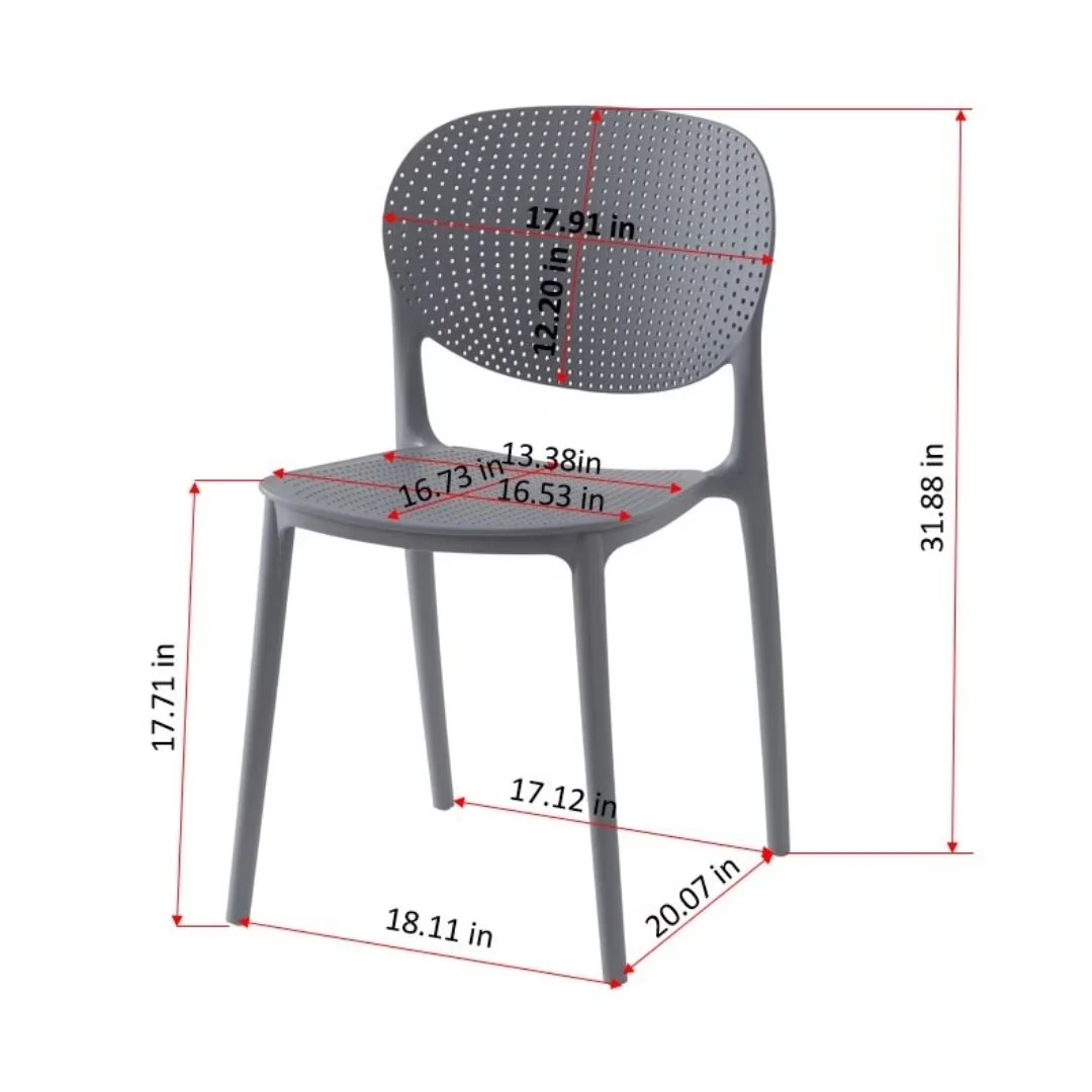 Classic Patio Dining Set with Weatherproof, Mercurie 5- Piece Teak Wood Outdoor Gray - Gray Wood Model 1812DC