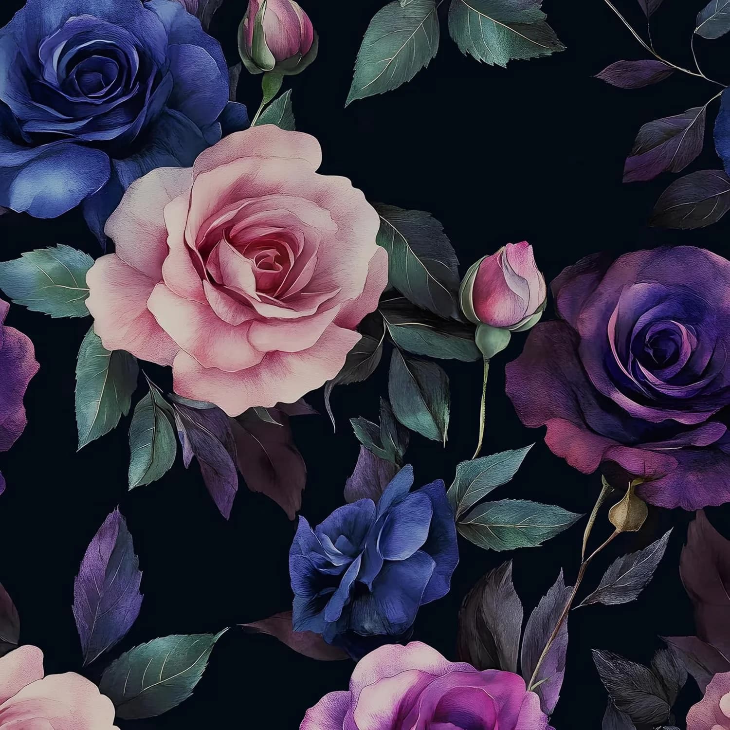 Quality Wallpaper with Waterproof, Removable - Vinyl Purple for Bedroom Model CF0BAE
