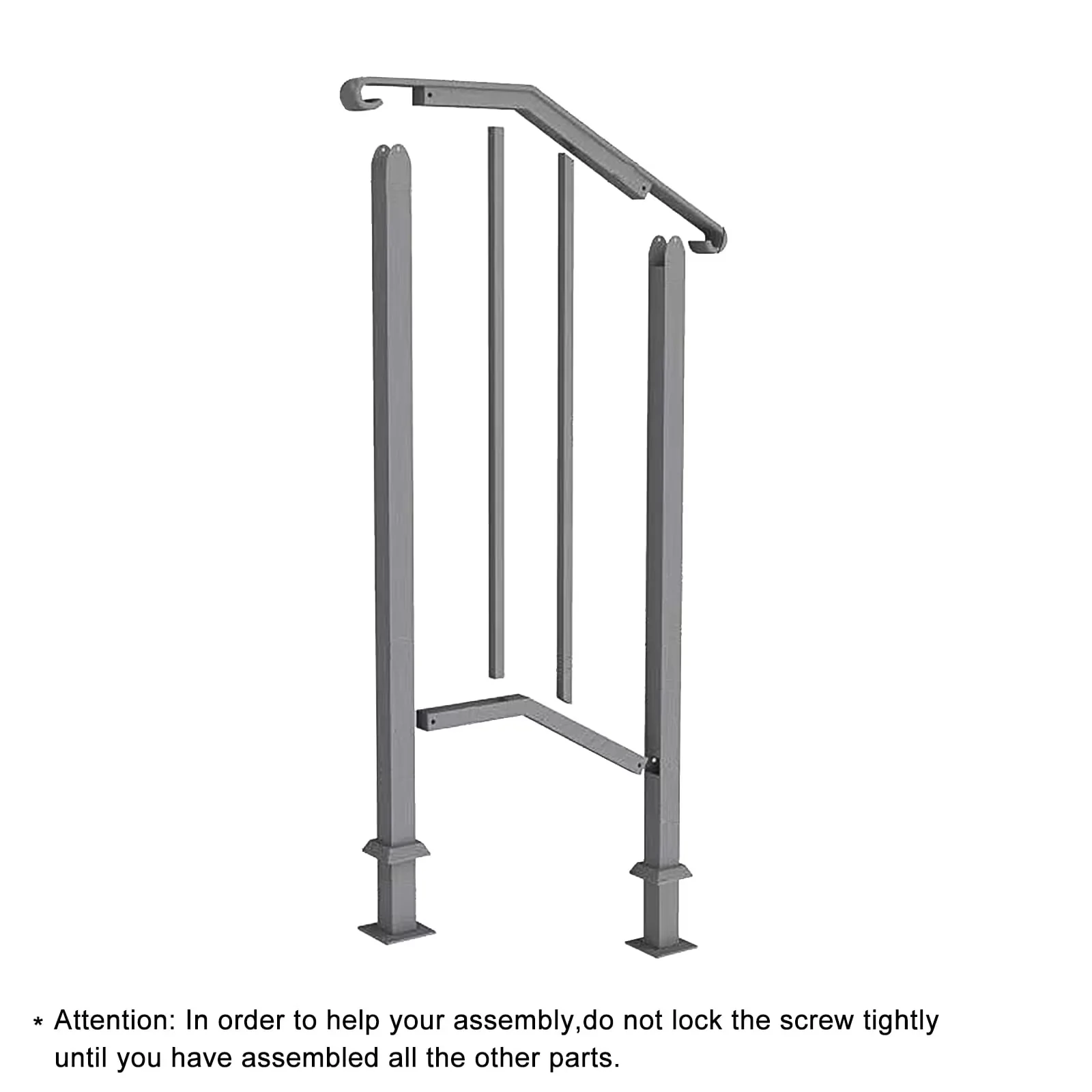 Building Material Essential with Anti-Rust - Black Wrought Iron Outdoor Model 557B97