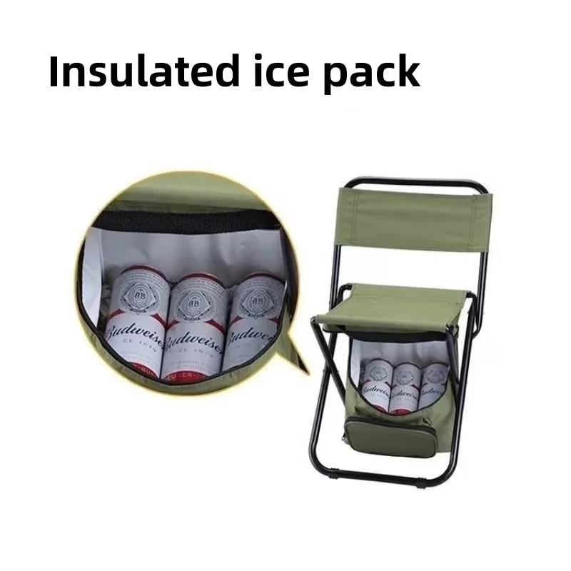 Quality Beach Chair with Portable, Foldable, insulation bag - Iron Green Model 988305