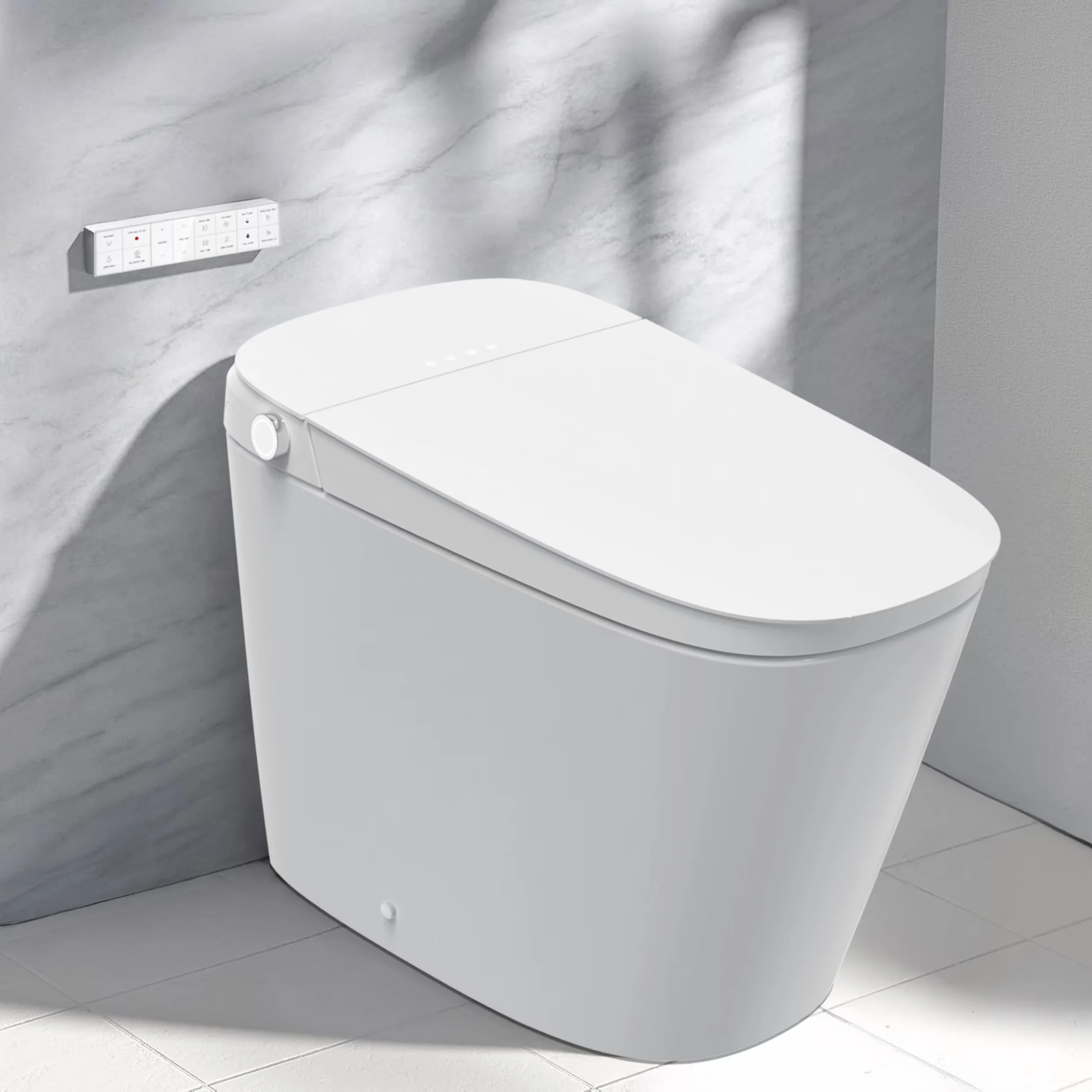 Quality Hot Tub with Heated Seat, Easy To Clean, Remote Controlled - White Ceramic Model 2C8FA7
